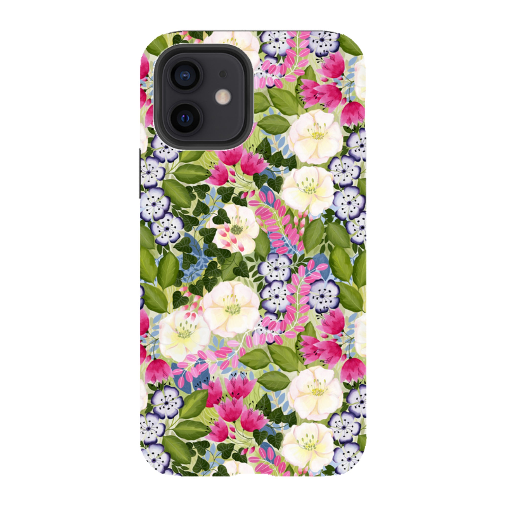 iPhone Tough Case - Pink Flowers By Bex Parkin