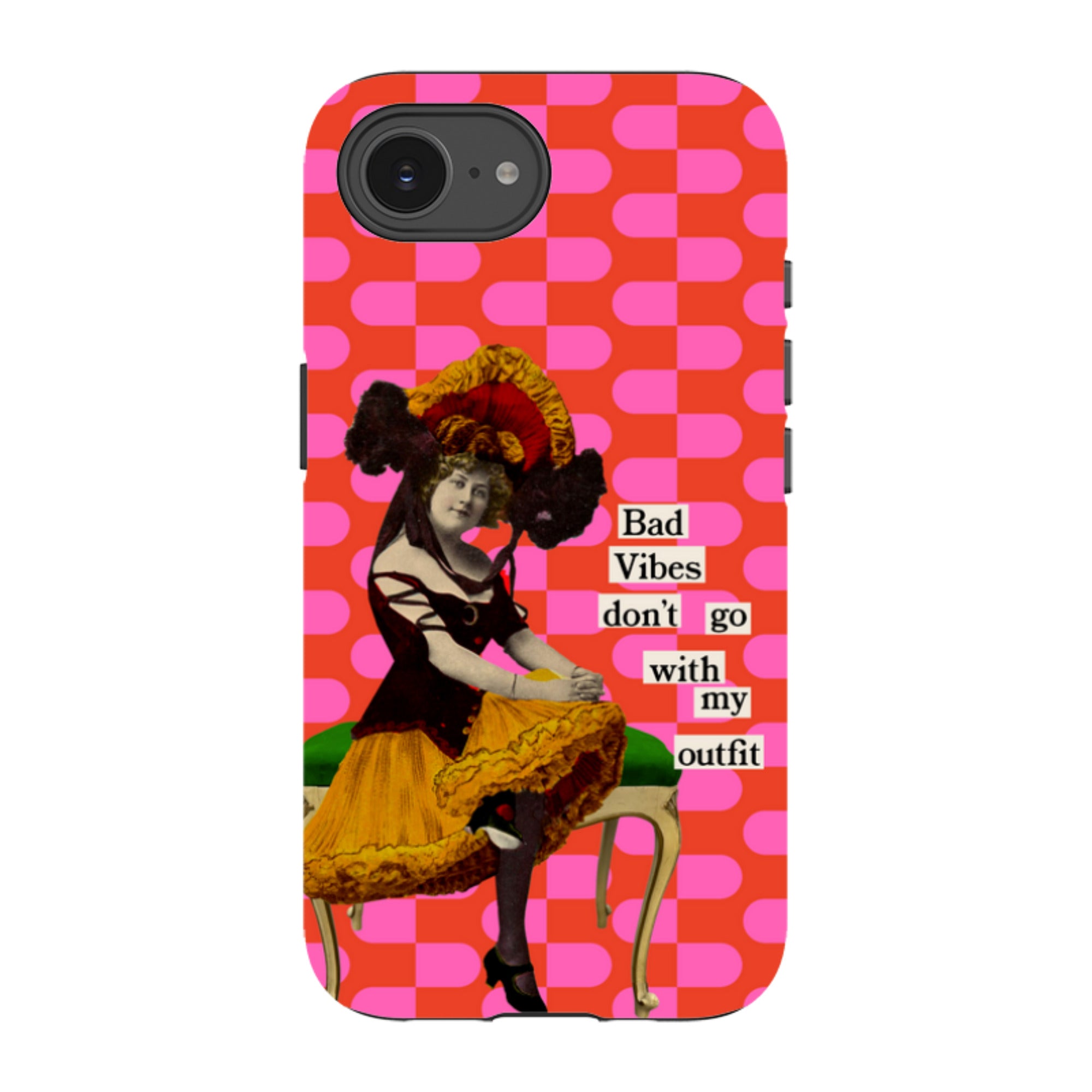 iPhone Tough Case - Bad Vibes By Clare Jordan