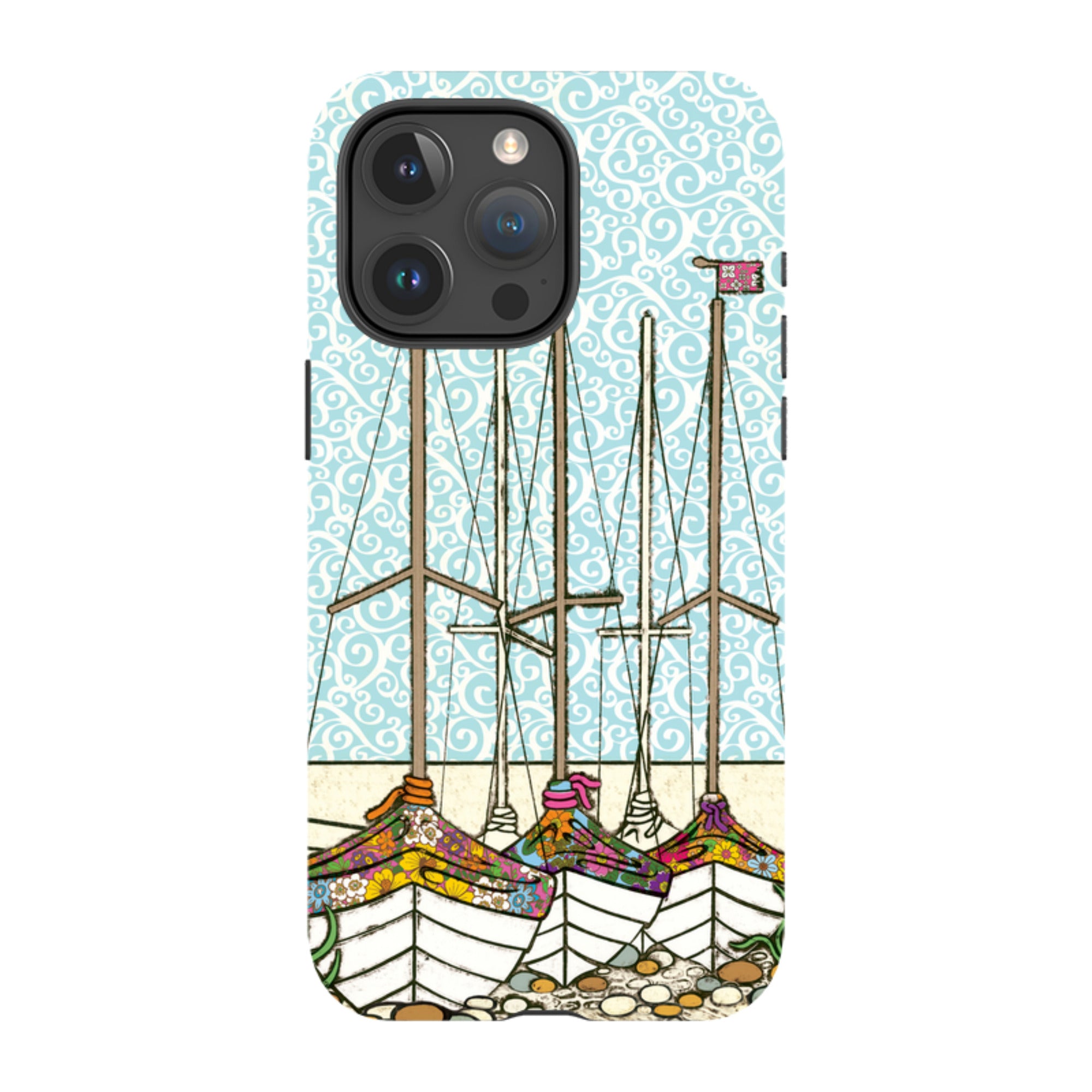 iPhone MagSafe Tough Case -  Boats At Rest By Amelia Bowman