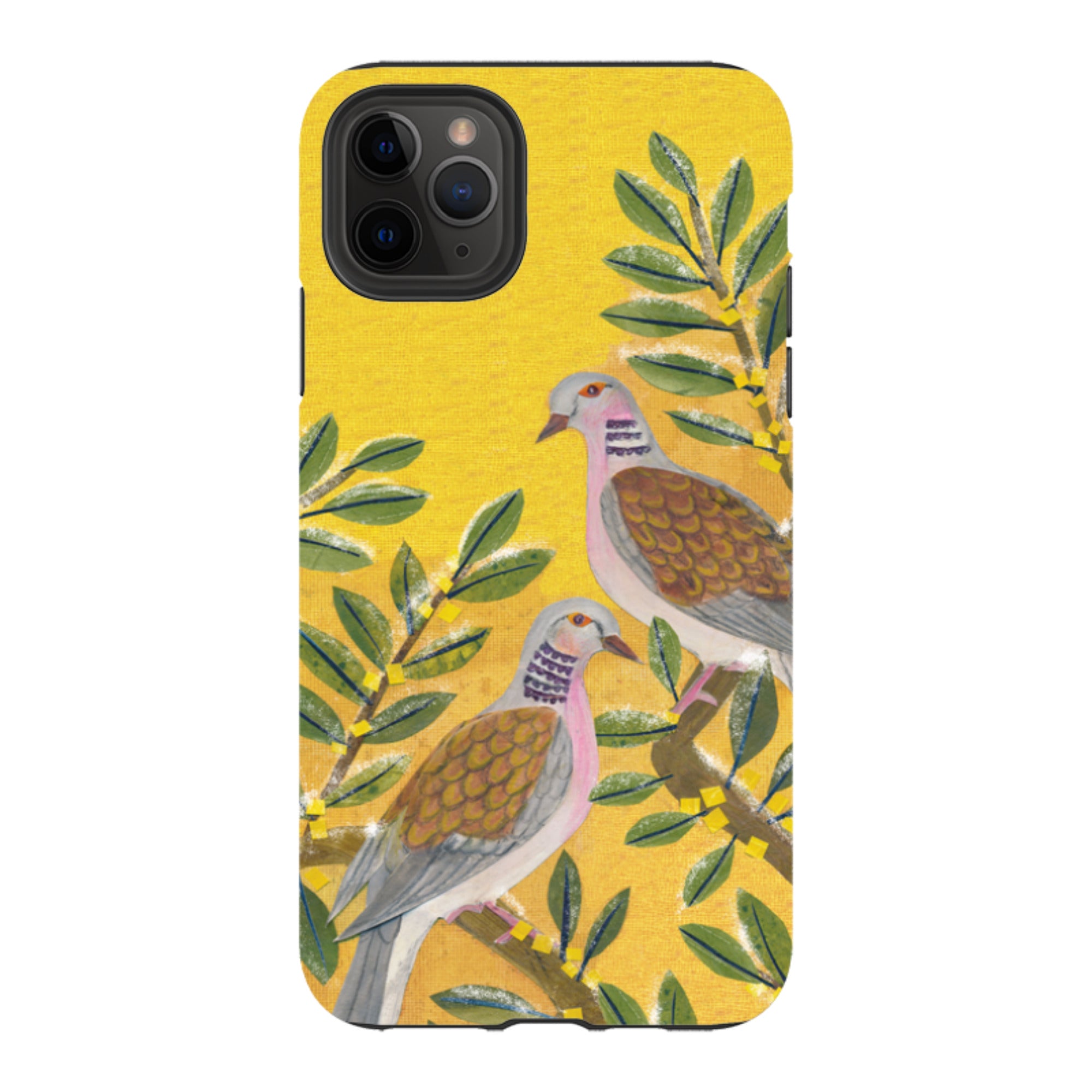 iPhone Tough Case - Two Turtle Doves By Tracey English