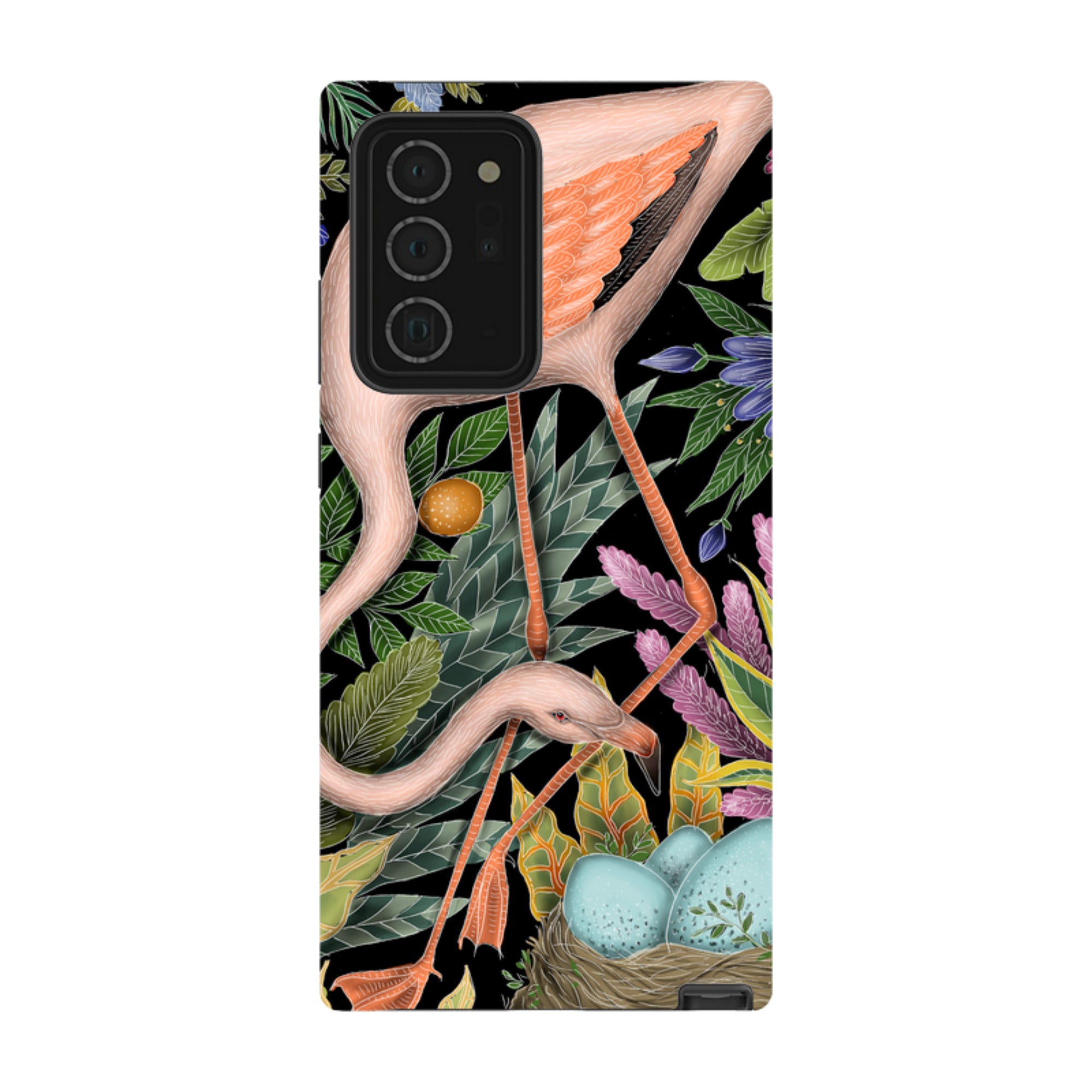 Samsung Tough Case - Flamingo By Catherine Rowe