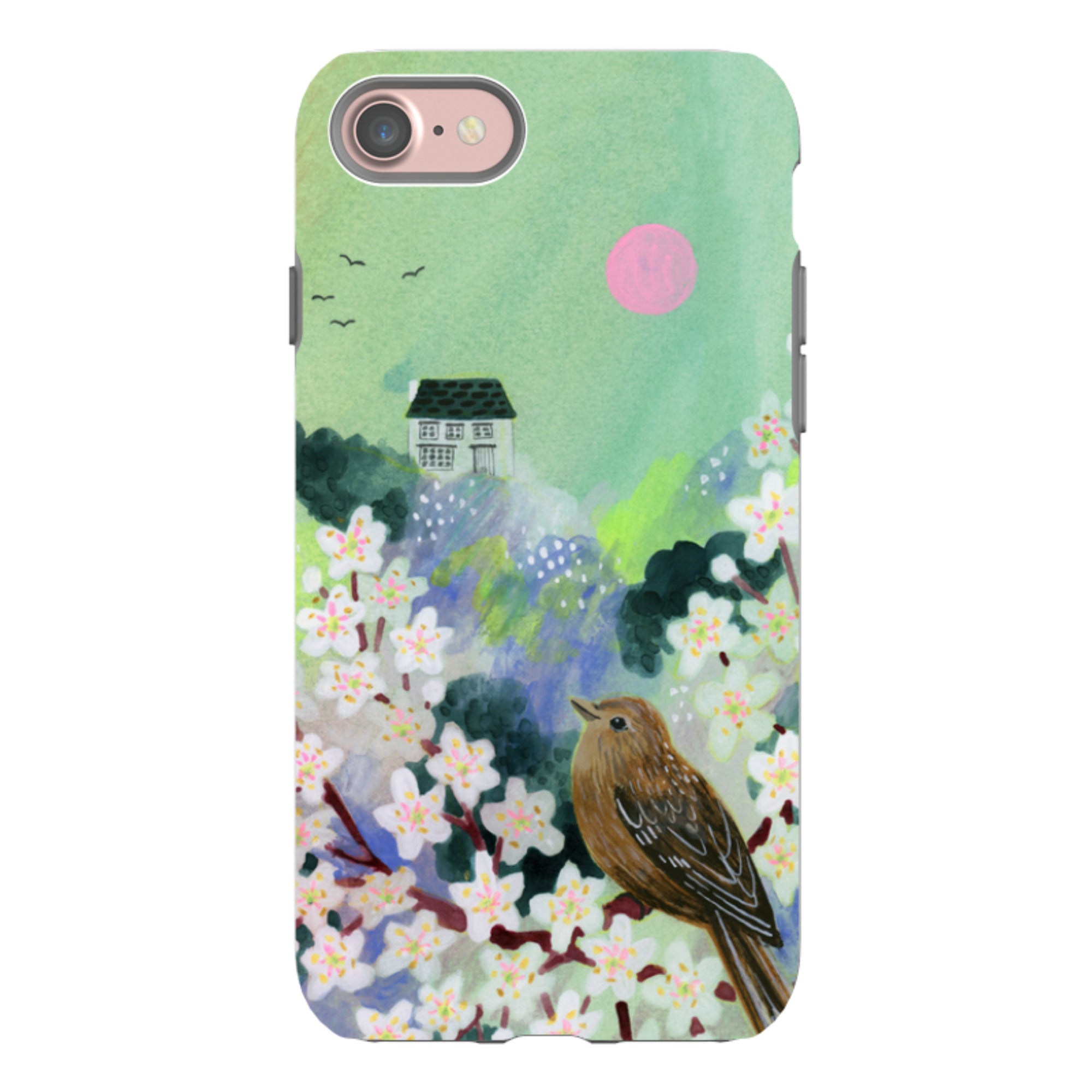 iPhone Tough Case - Blackthorn in the Valley By Lee Foster Wilson