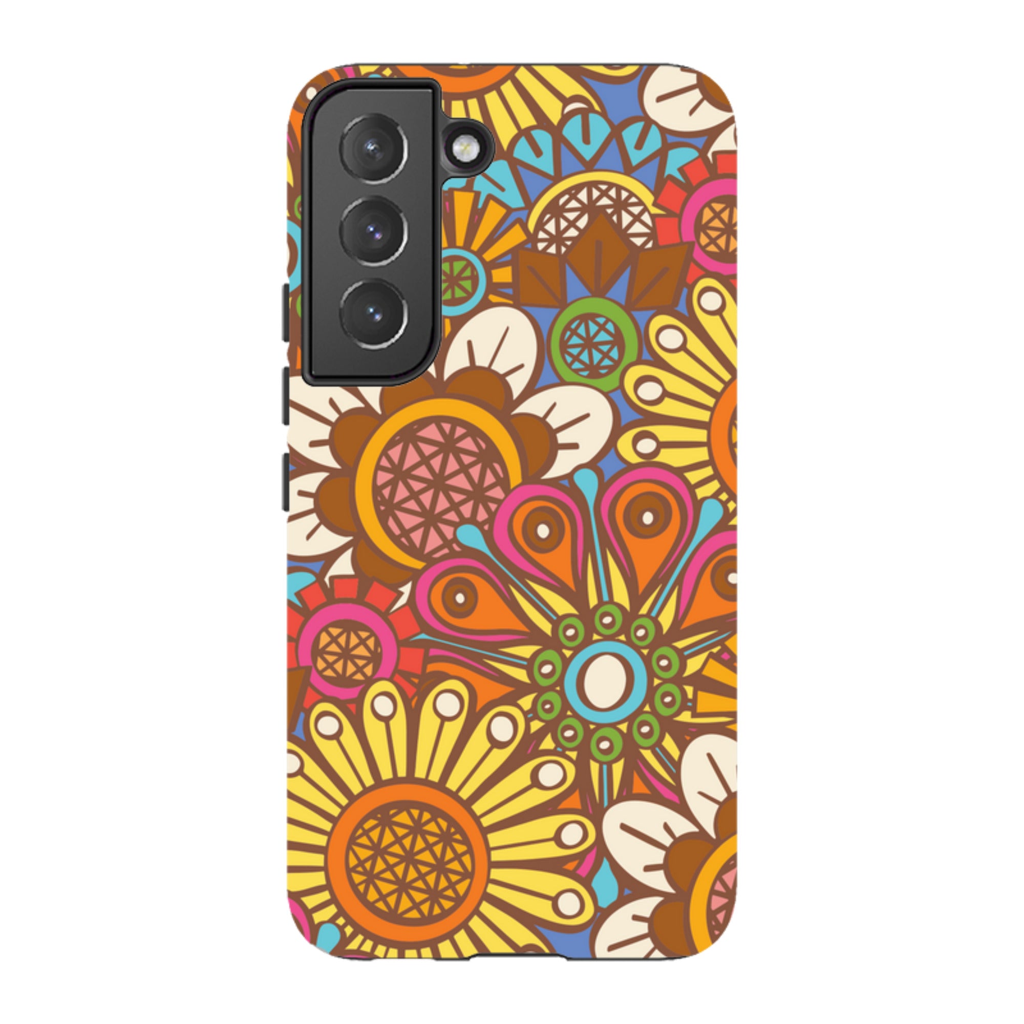 Samsung Tough Case - Retro Posy Brights By Amelia Bowman