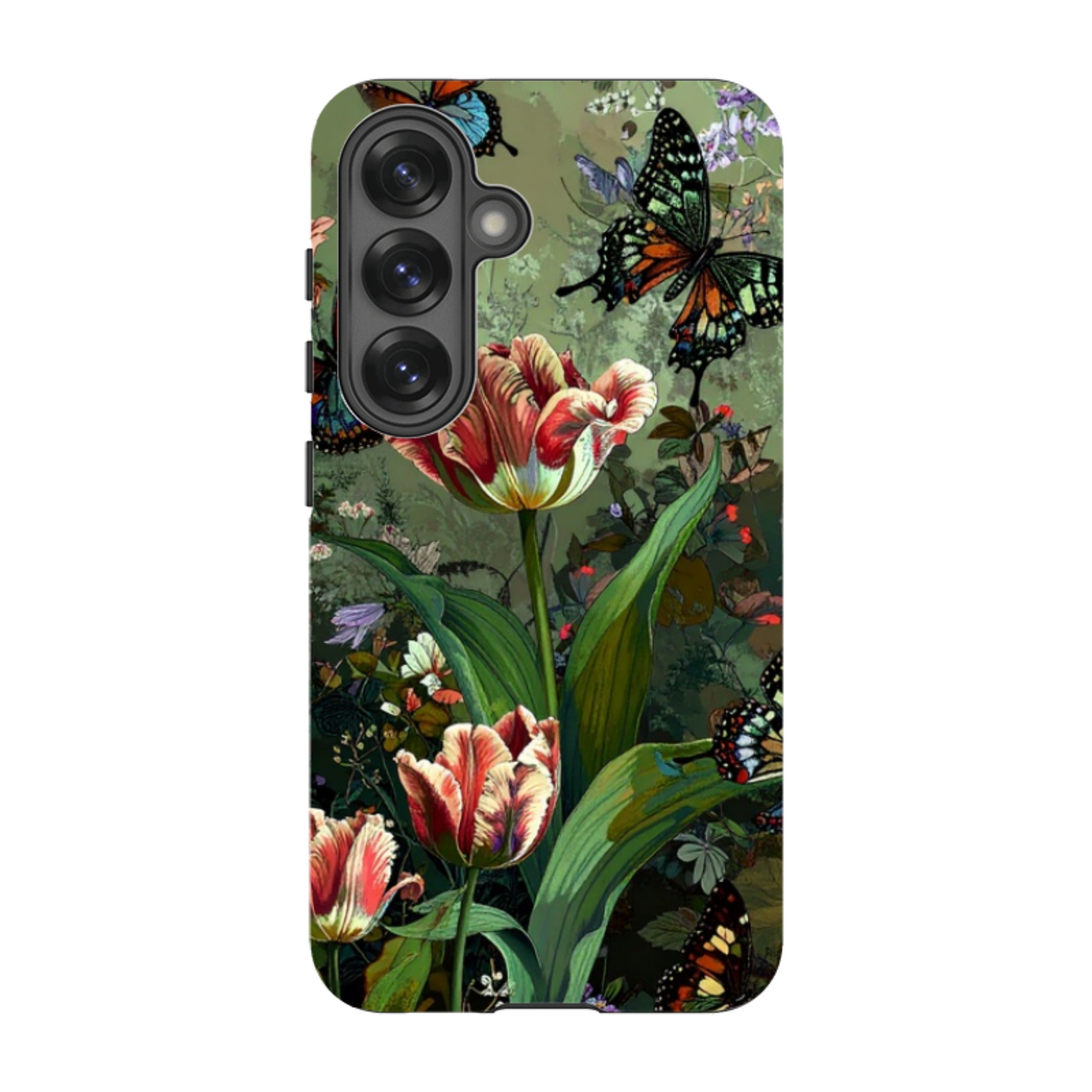 Samsung Tough Case - Green Vyne Butterflies