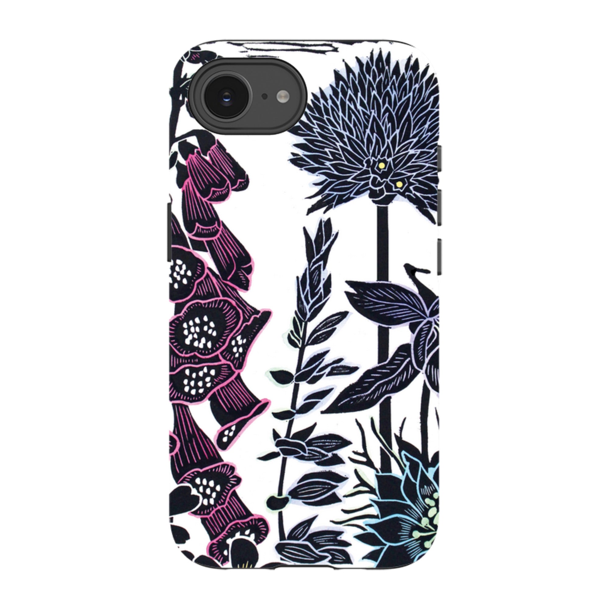 iPhone Tough Case - Foxgloves By Kate Heiss