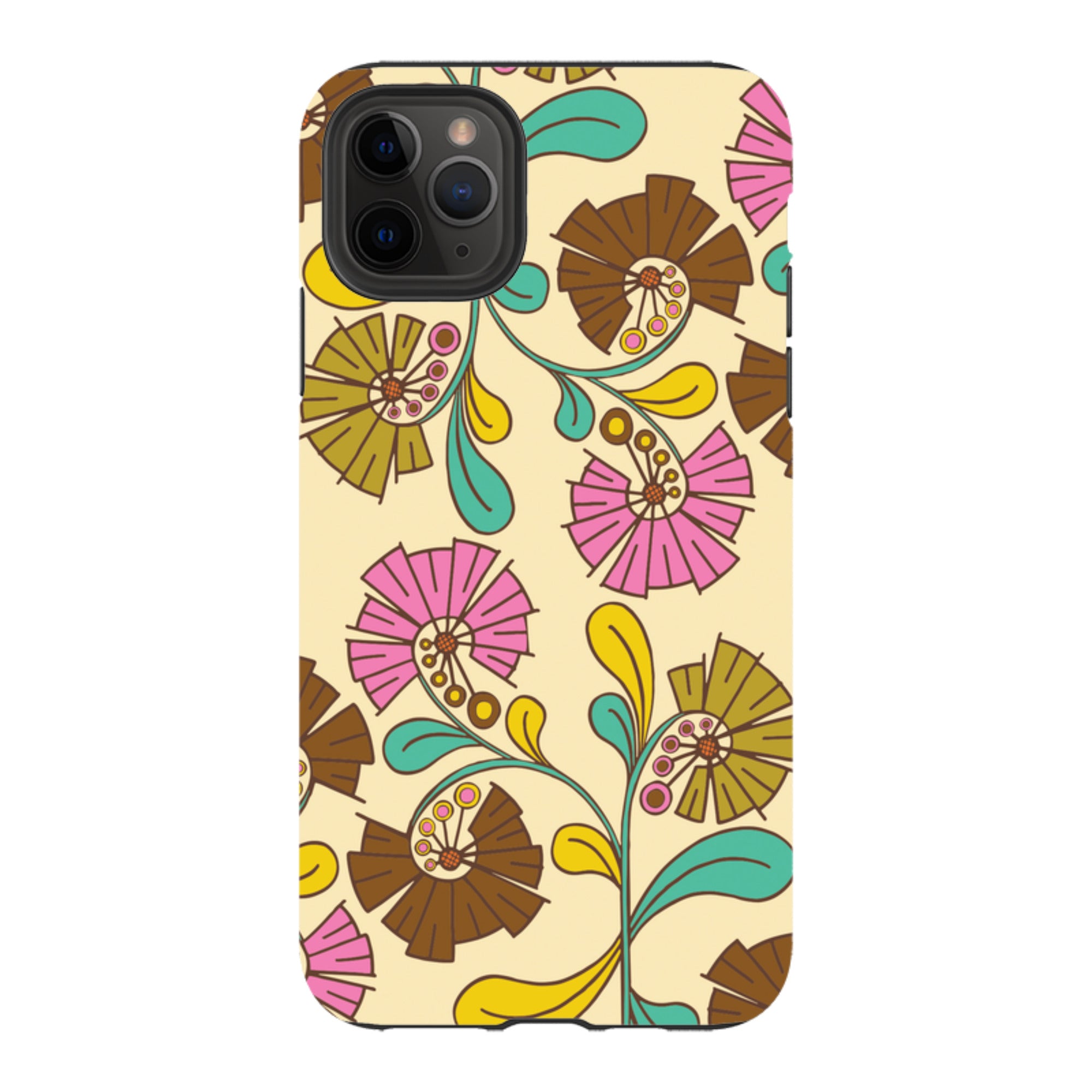 iPhone Tough Case - Fan Flower By Amelia Bowman