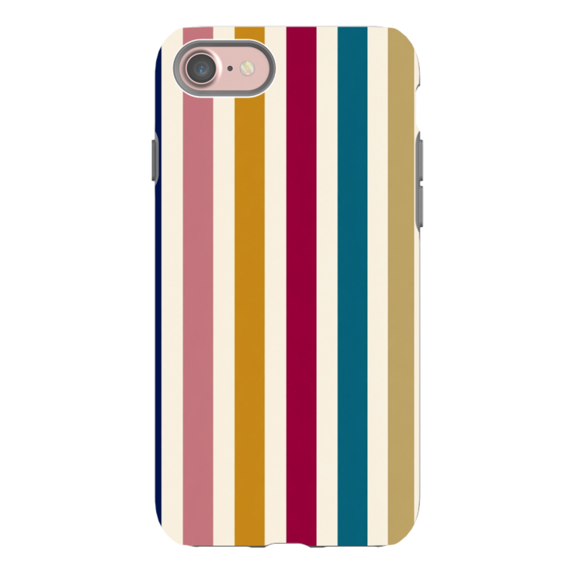 iPhone Tough Case - Mustard Gold Stripe