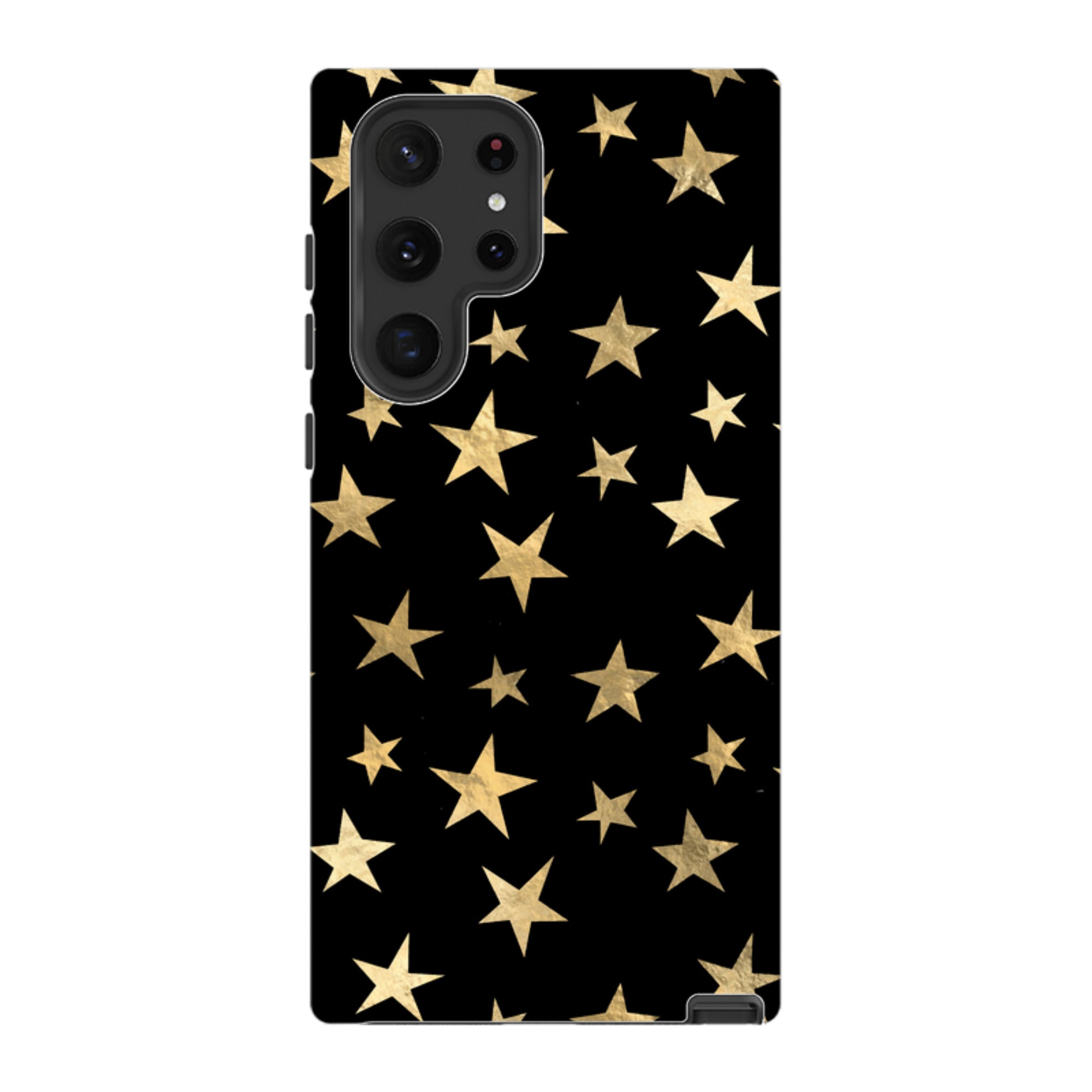 Samsung Tough Case - Black and Gold Stars