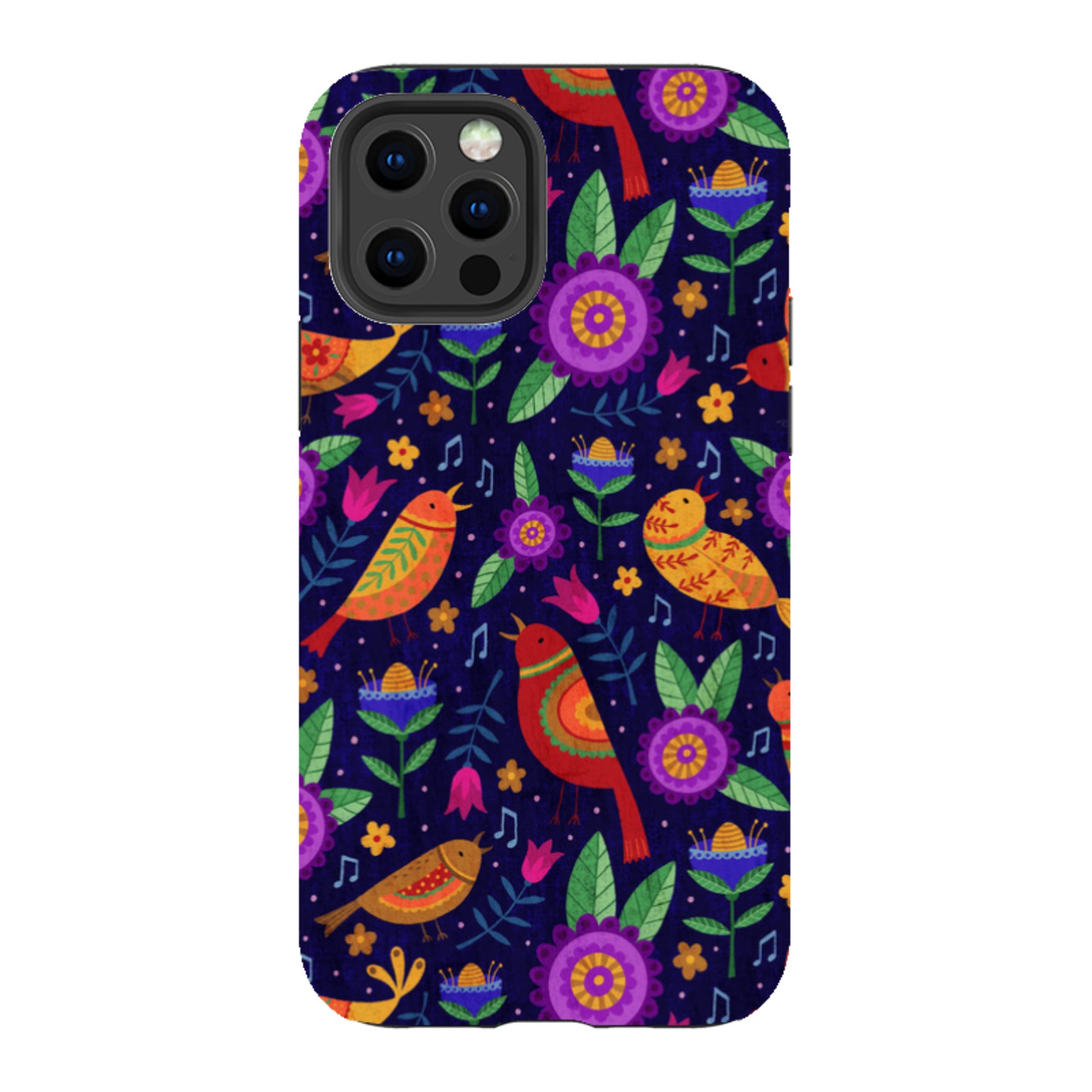 iPhone Tough Case - Bird Pattern VII By Suzy Taylor