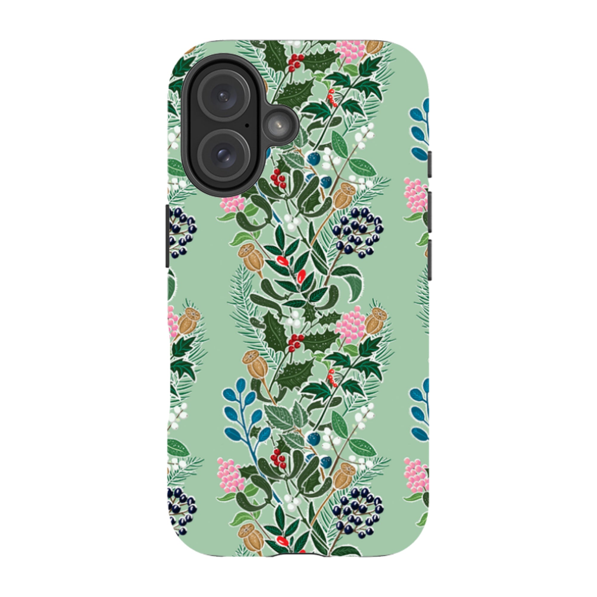 iPhone Tough Case - Winter Hedge-1 By kate Heiss