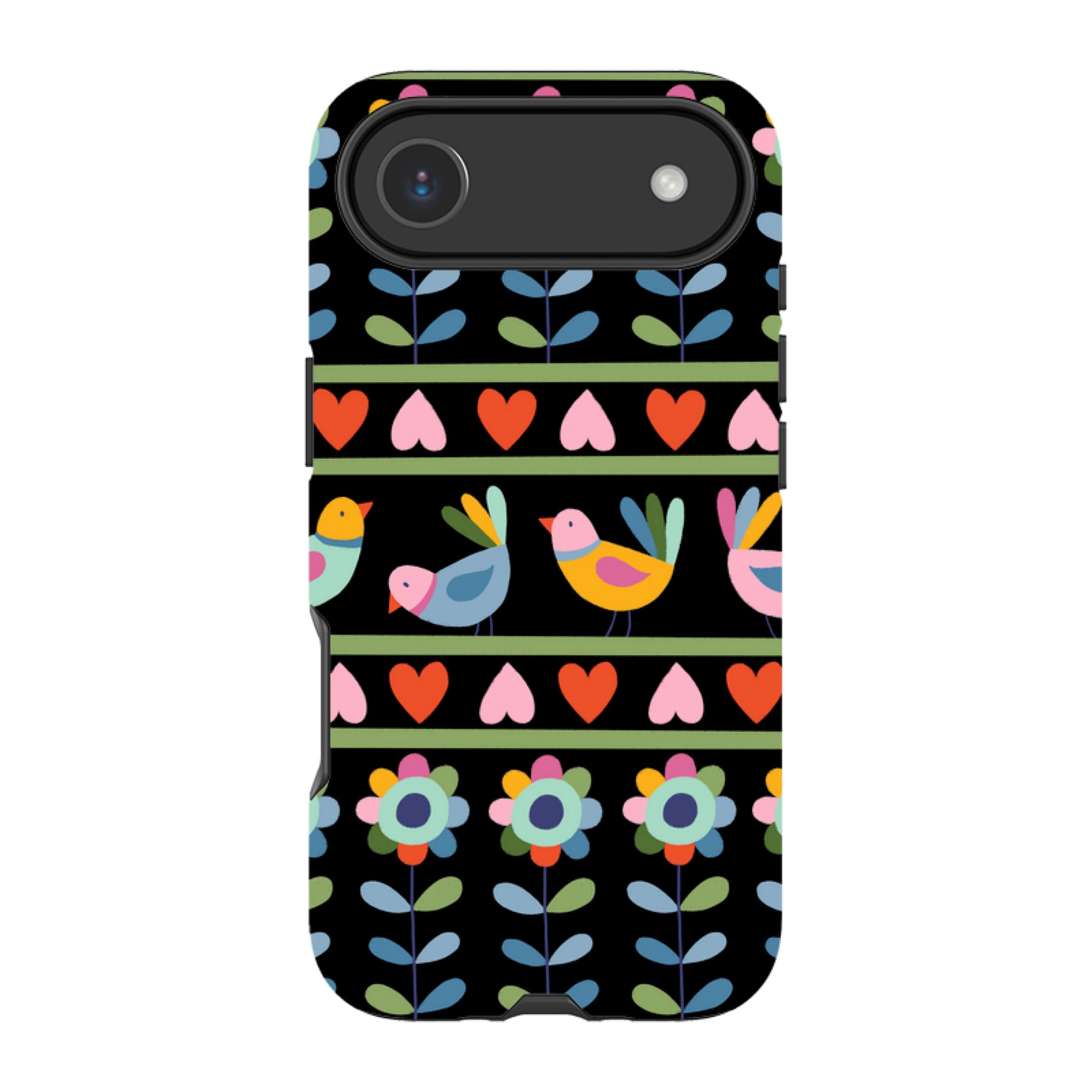 iPhone Tough Case - Folky Birds II By Suzy Taylor