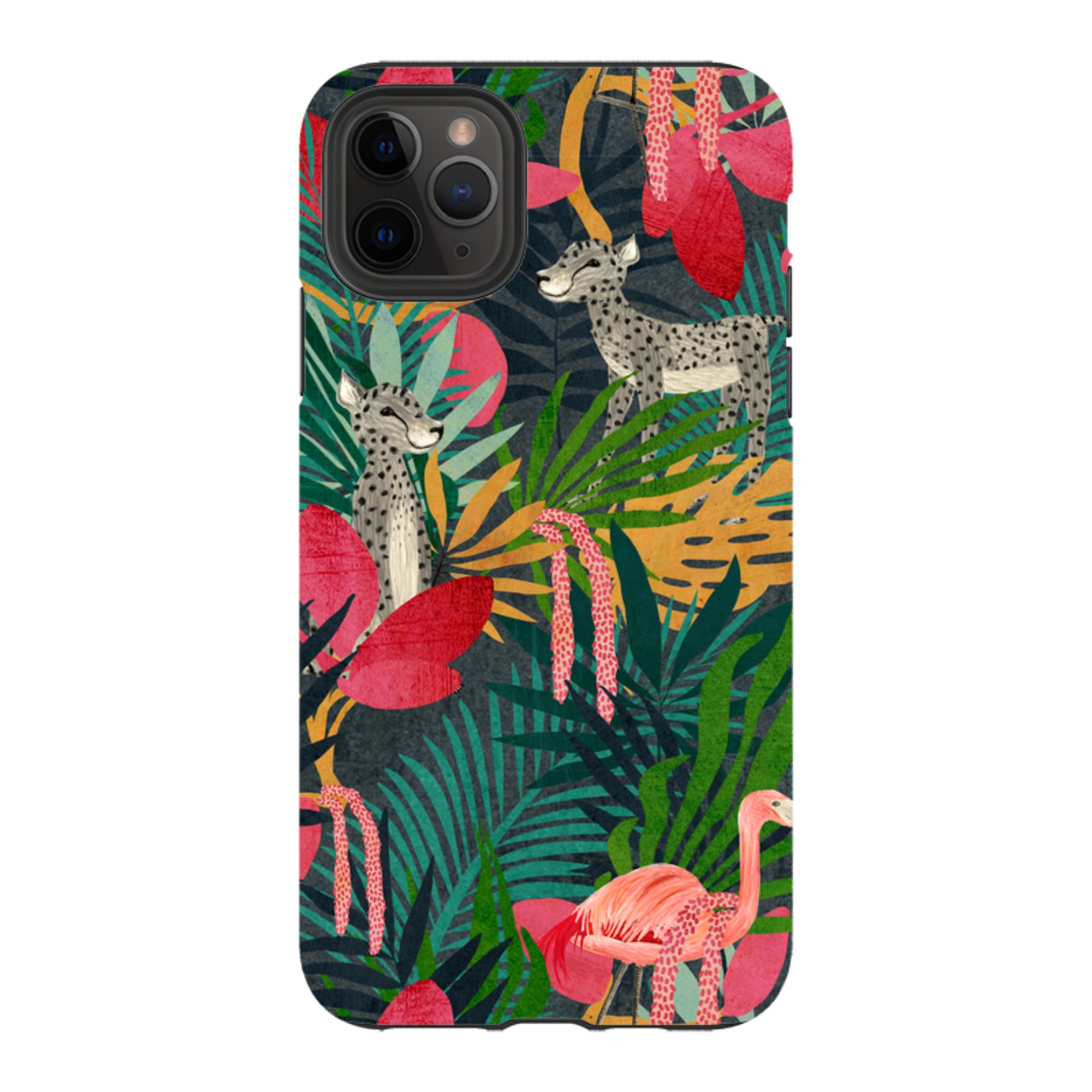 iPhone Tough Case - Lush Jungle By Katherine Quinn