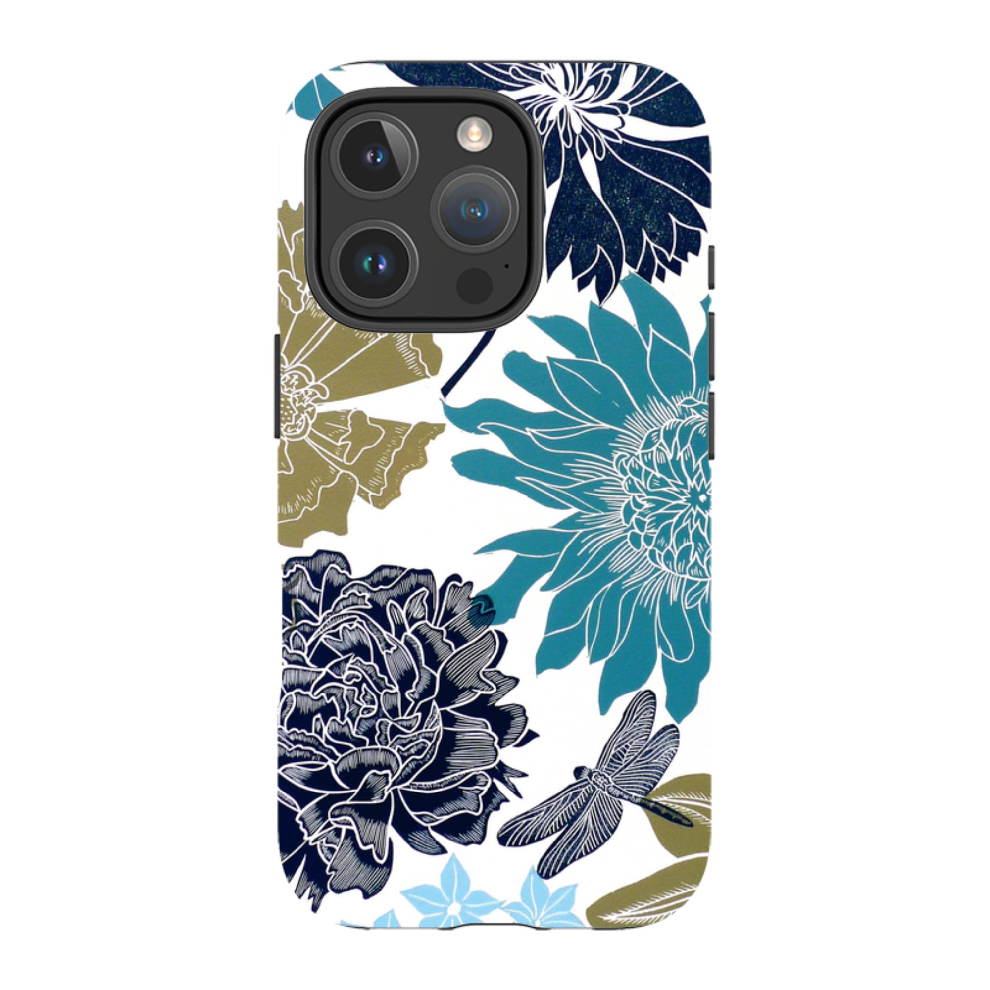 iPhone Tough Case - Cottage Garden Drangonfly By Kate Heiss