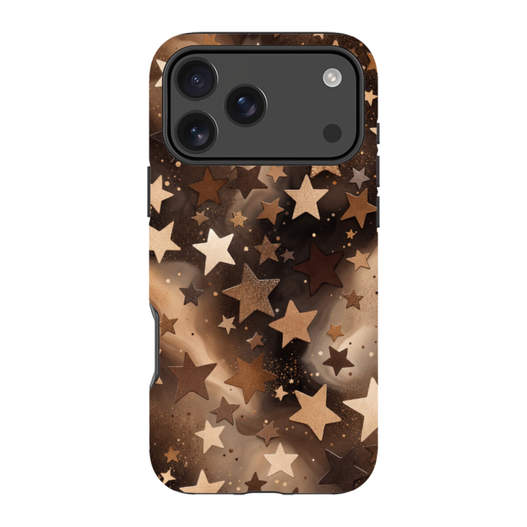 iPhone Tough Case - Bronze Galaxy Star
