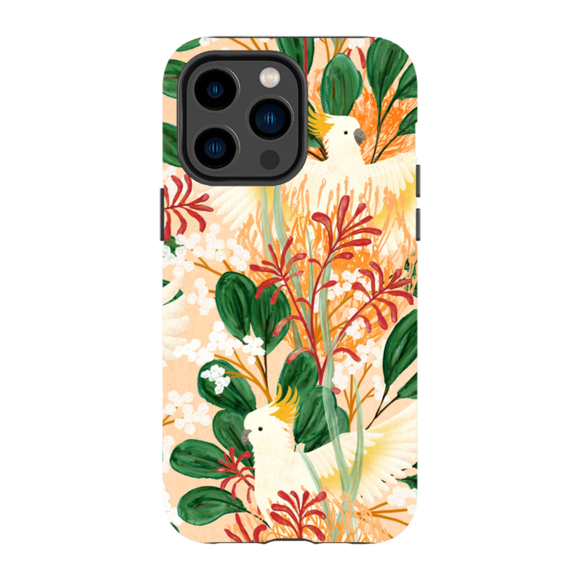 iPhone Tough Case - Cockatoo By Katherine Quinn