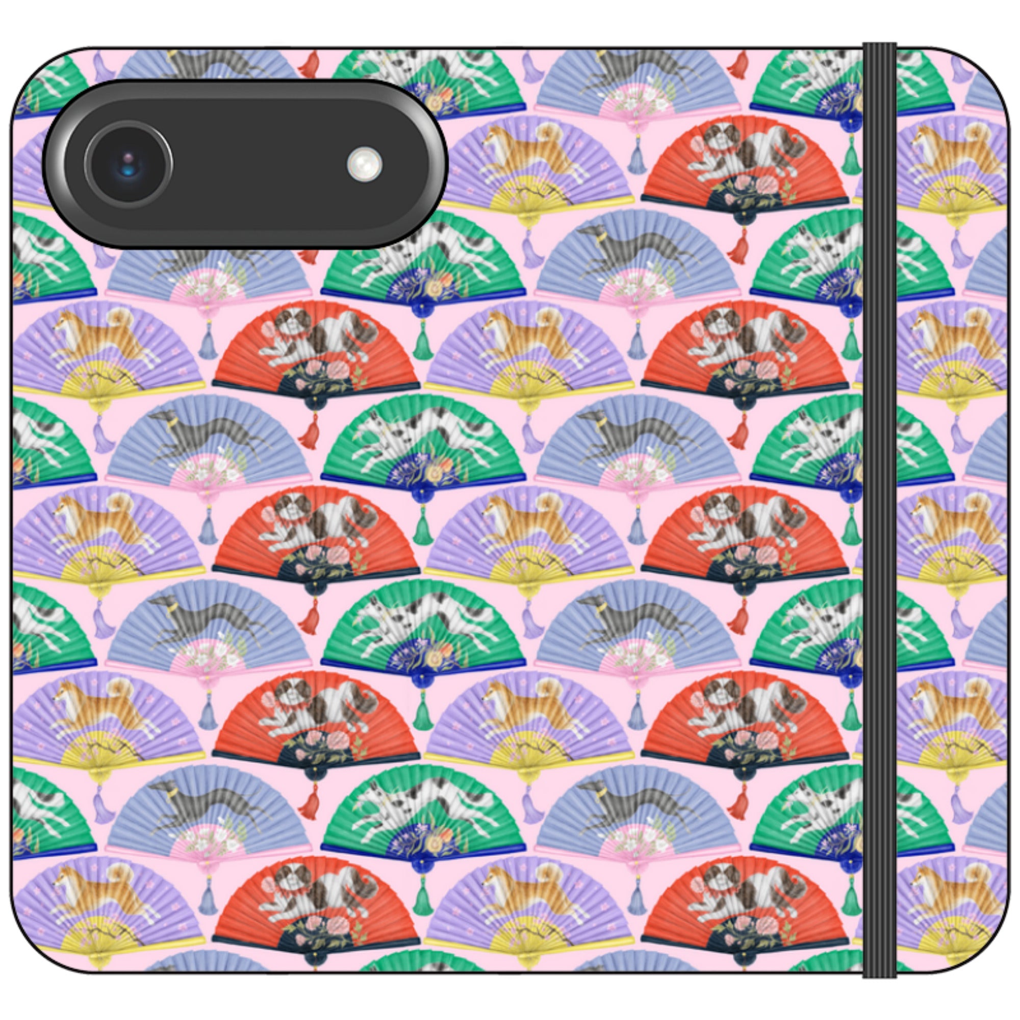 Dog Fan Wallet Case By Catherine Rowe