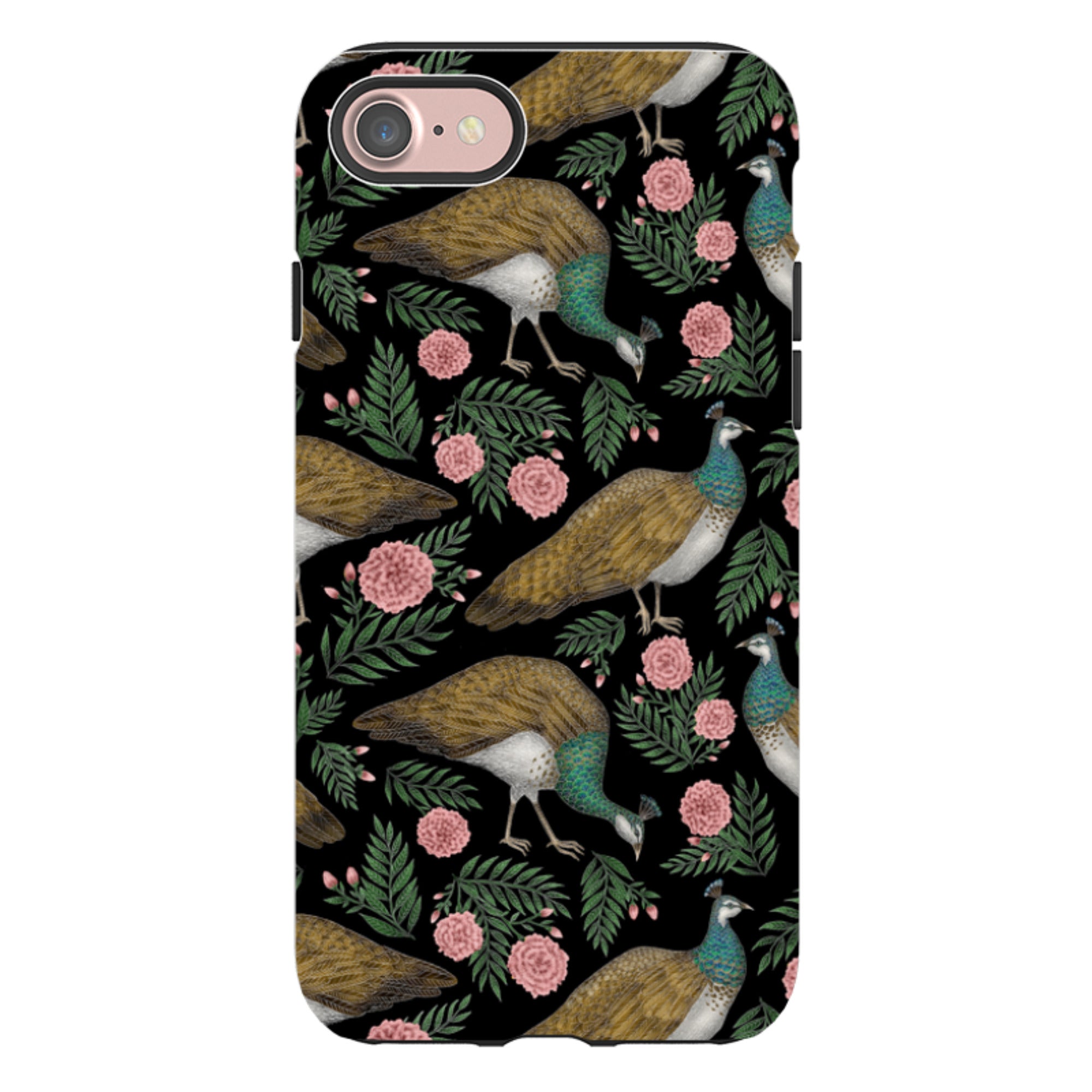 iPhone Tough Case - Peahen By Catherine Rowe