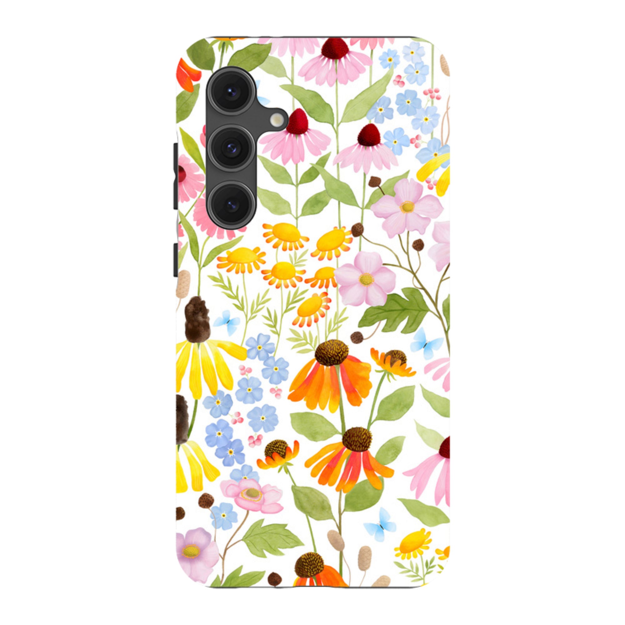 Samsung Tough Case - Wildflower Pattern By Bex Parkin
