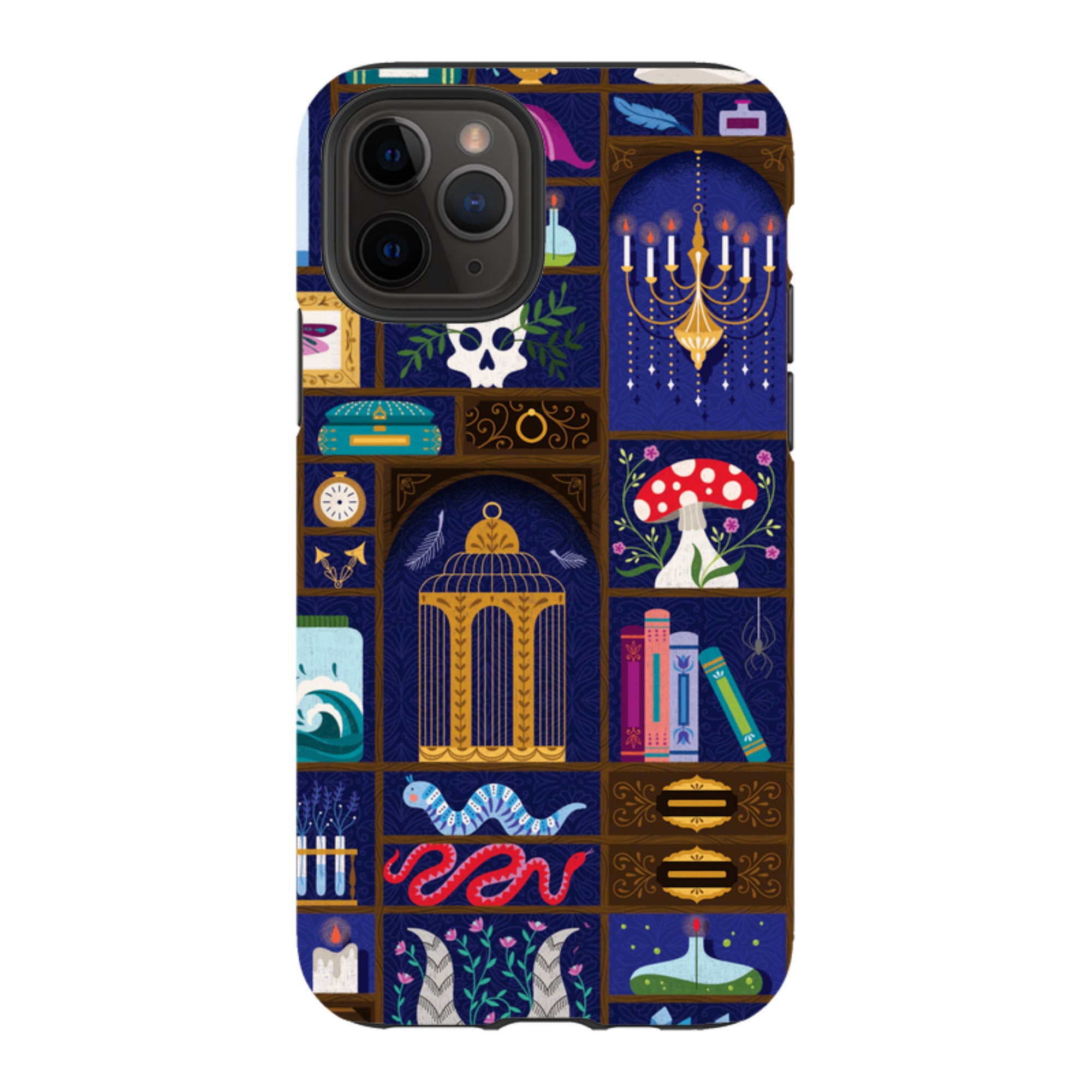 iPhone Tough Case - Cabinet Of Curiosities By Jenny Zemanek