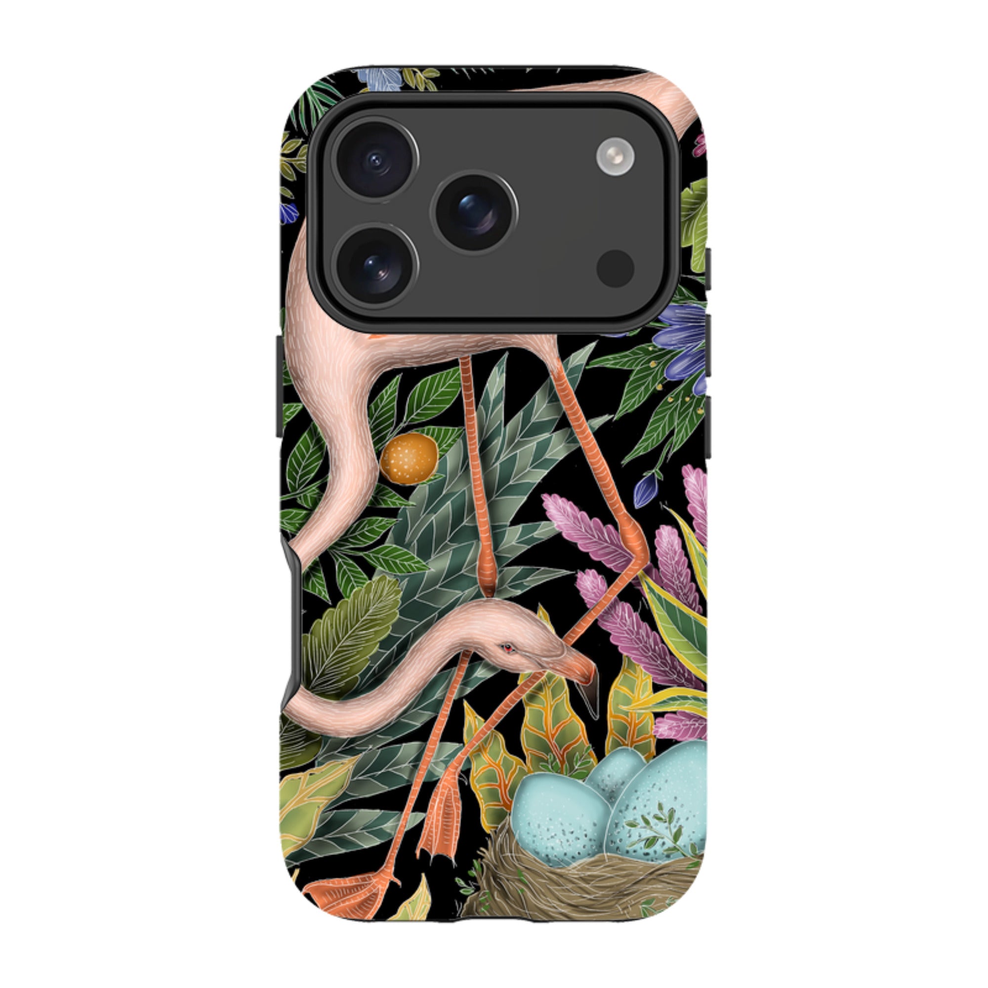 iPhone MagSafe Tough Case - Flamingo By Catherine Rowe