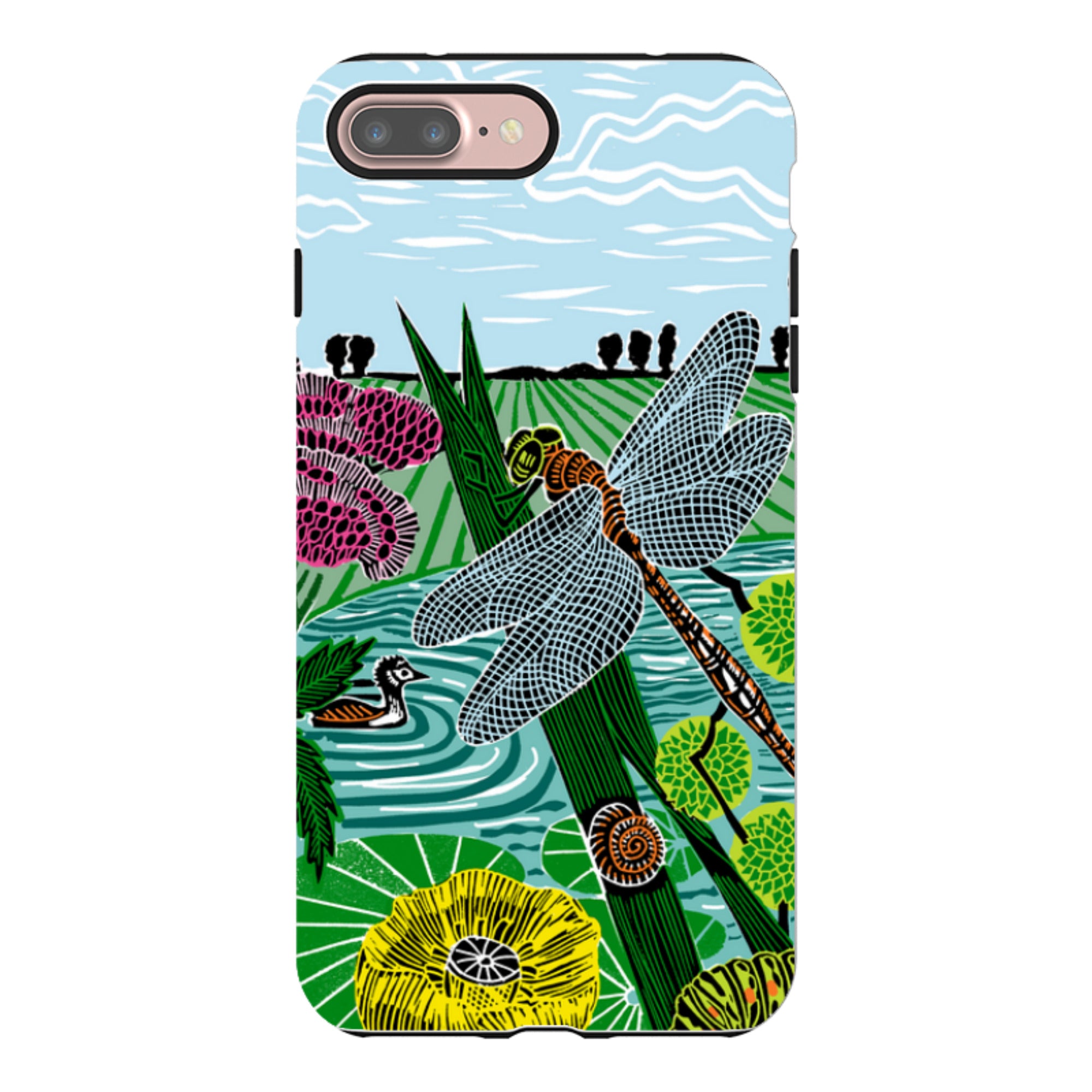 iPhone Tough Case - Pond By Kate Heiss