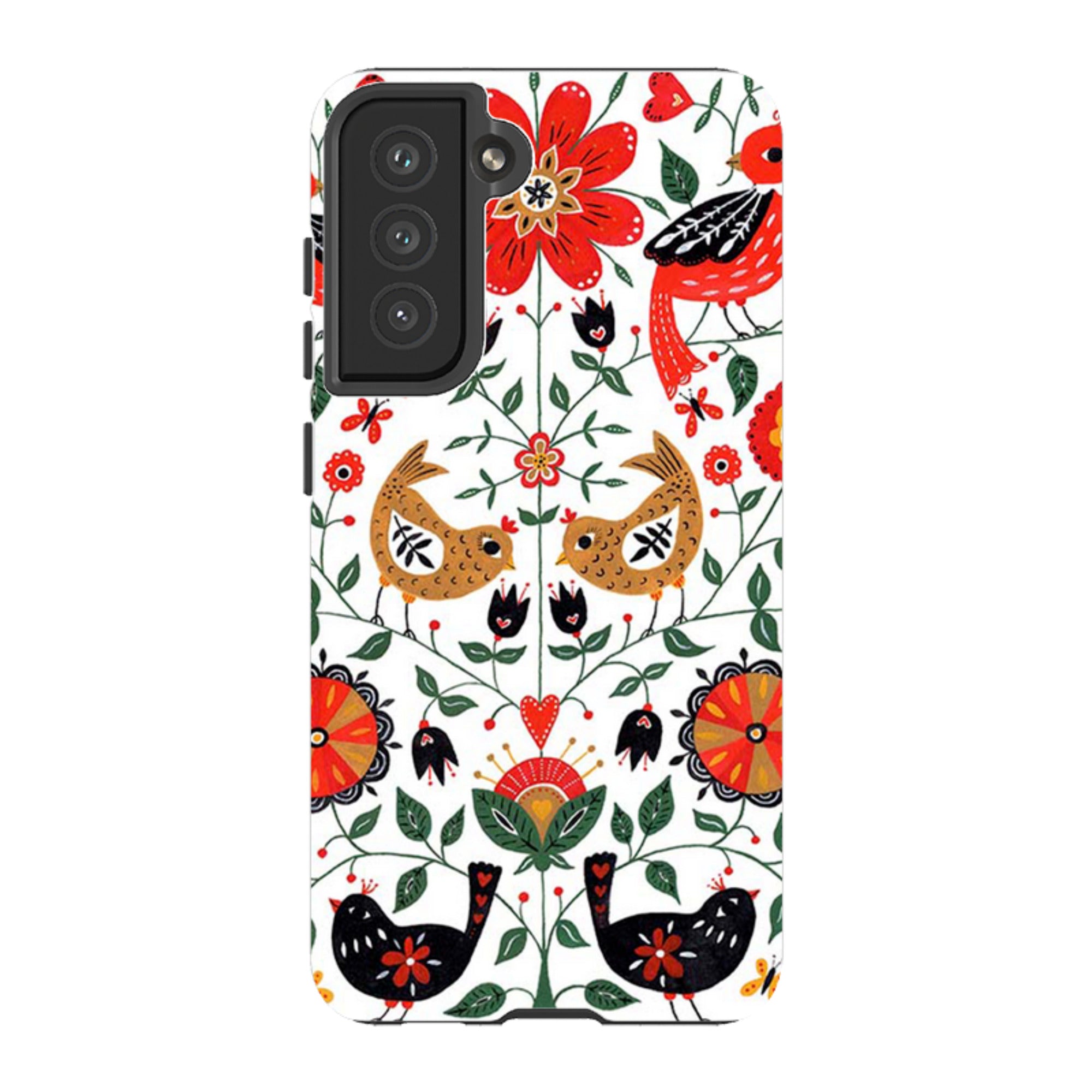 Samsung Tough Case - Birds And Floral By Suzy Taylor