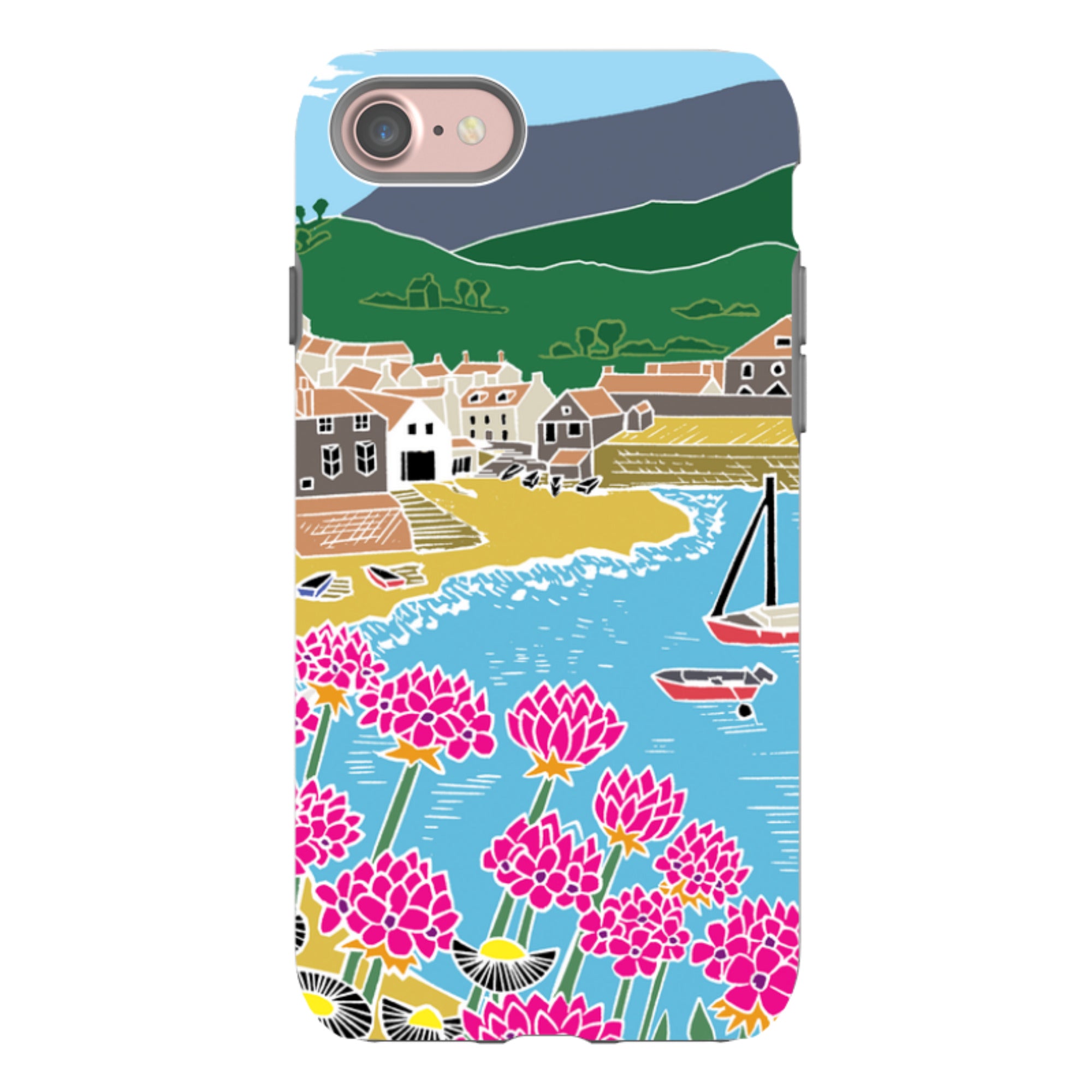 iPhone Tough Case - Quaint Harbour By Kate Heiss