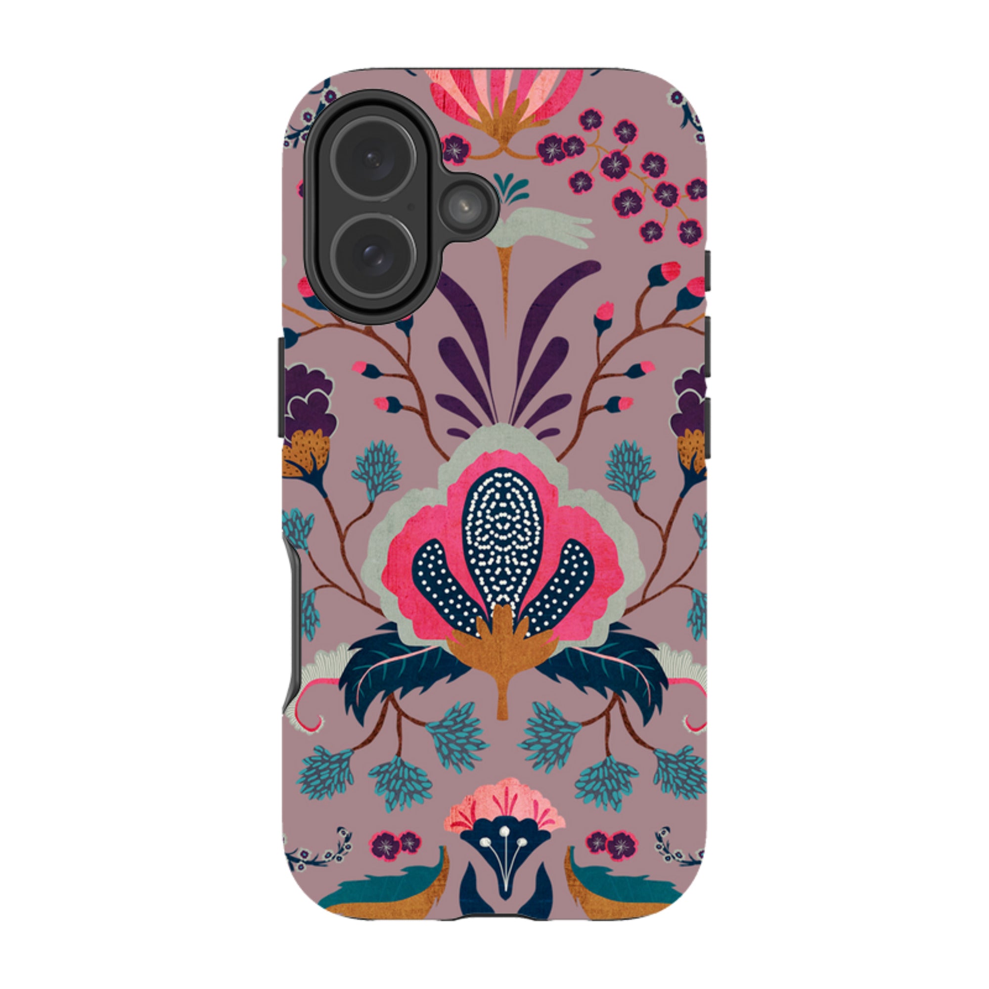 iPhone MagSafe Tough Case - Folk Floral III By Katherine Quinn