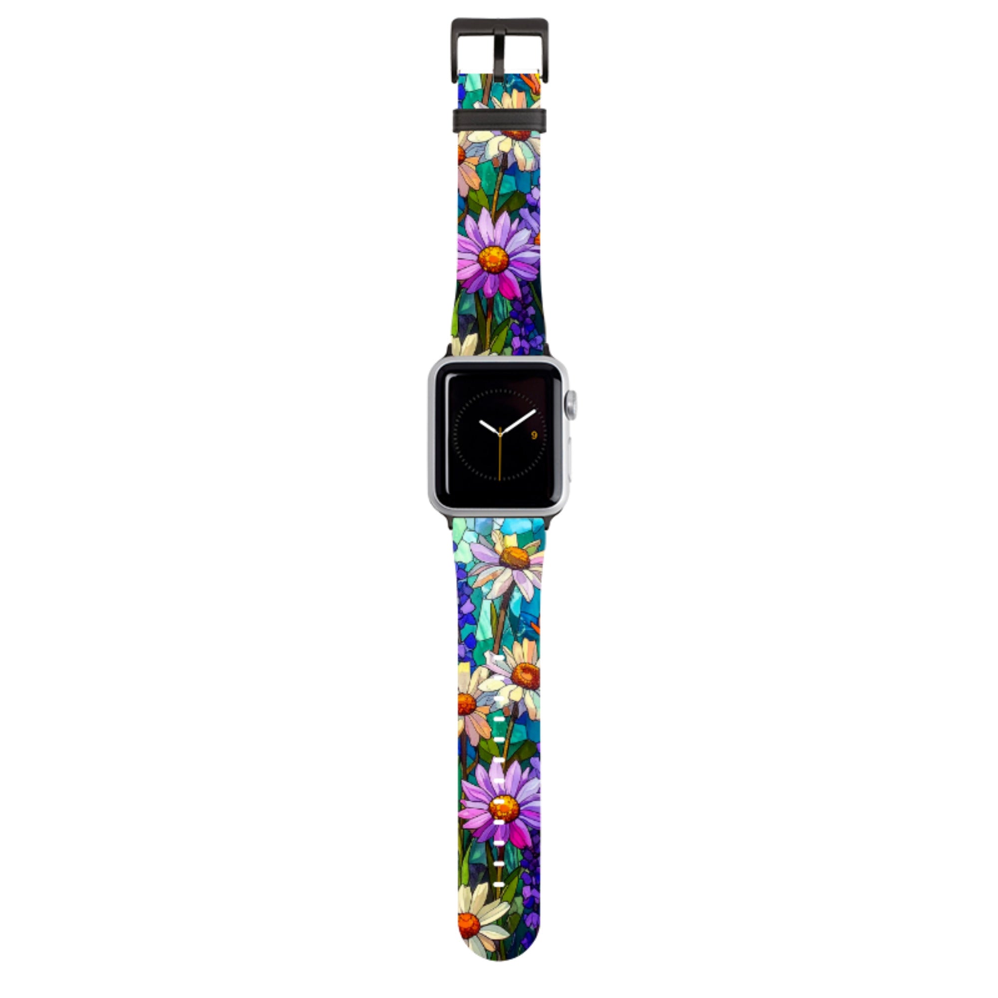 Purple Daisies Apple Watch Strap