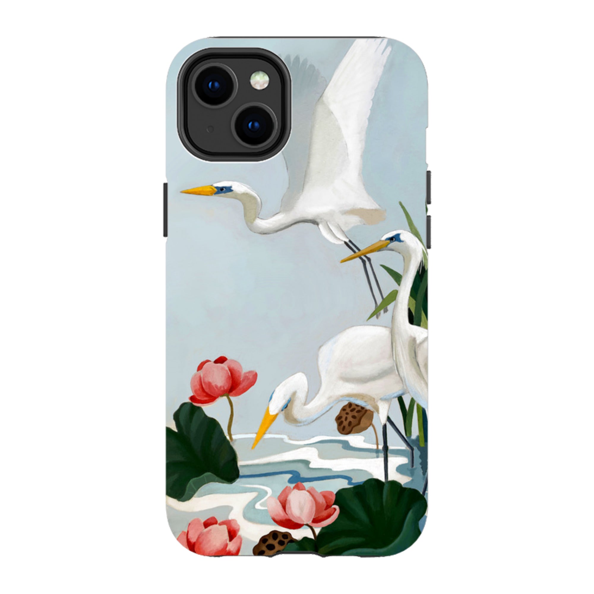 iPhone Tough Case - Egrets And Lillie's By Bex Parkin