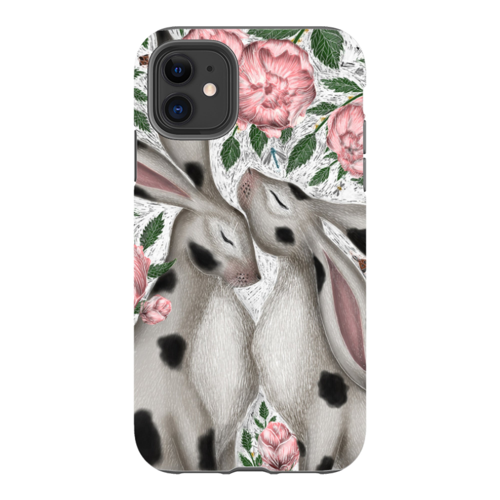 iPhone Tough Case - Hares And Peonies By Catherine Rowe