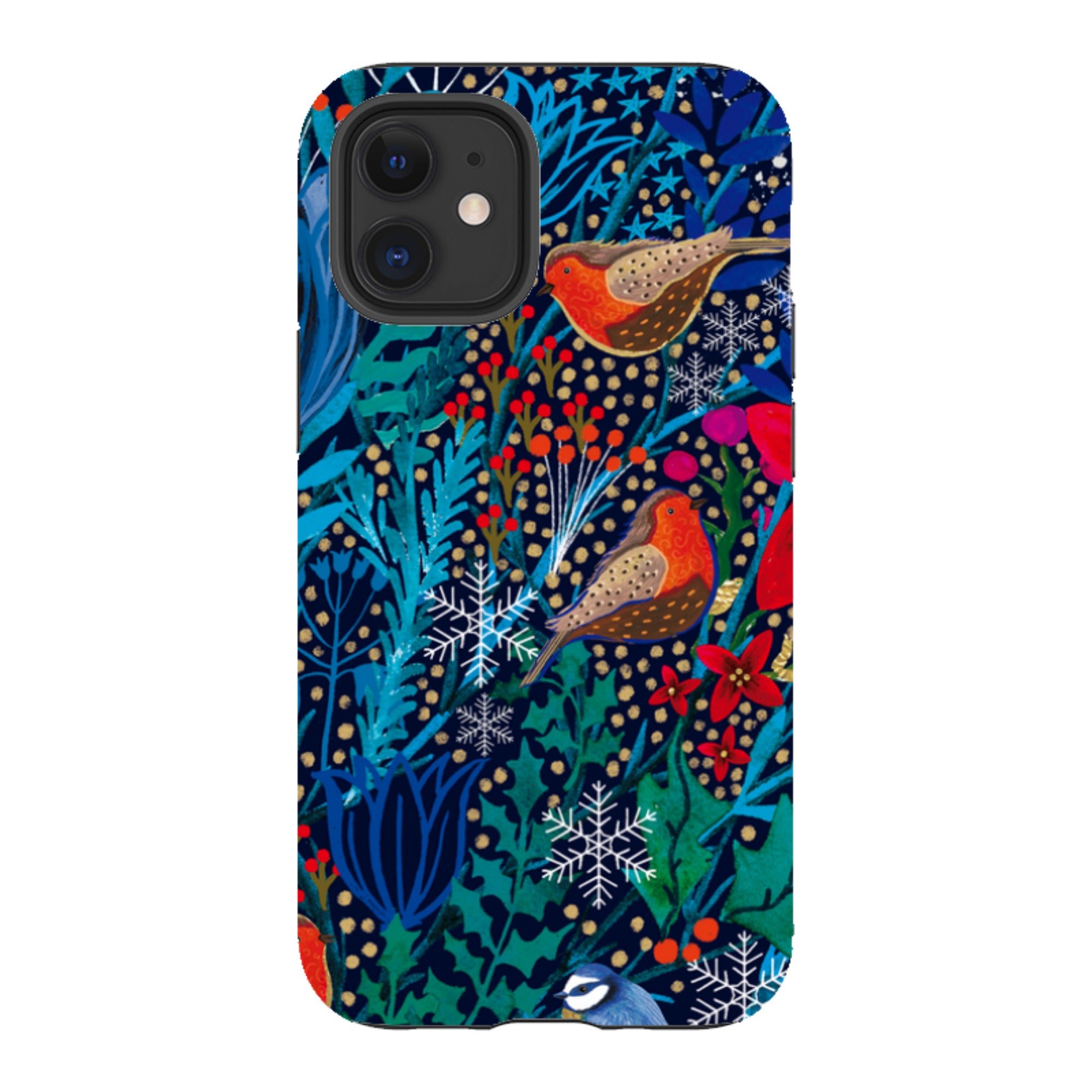 iPhone Tough Case - Xmas Robin III By Emma Frances Grant