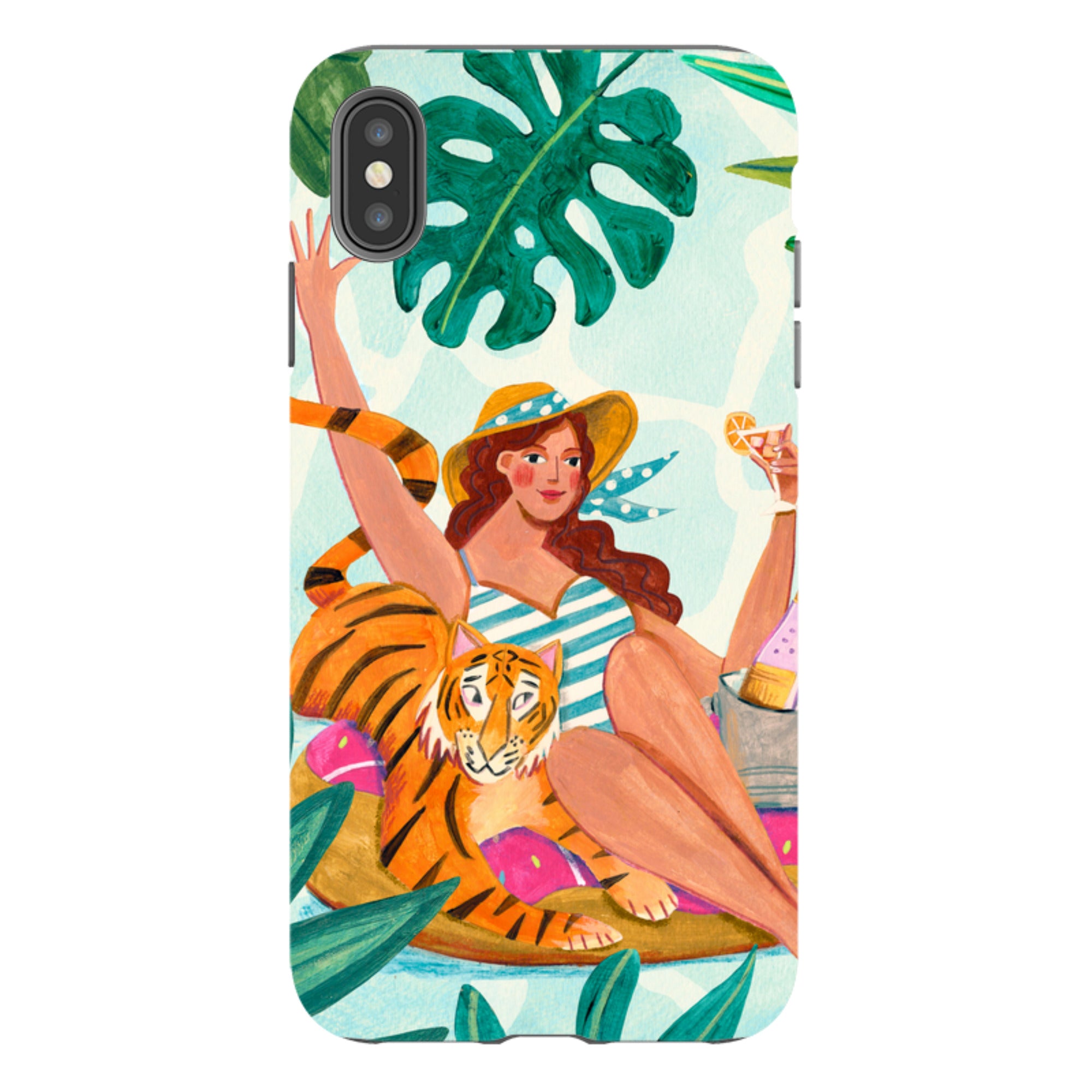 iPhone Tough Case - Pool By Caroline Bonne Muller