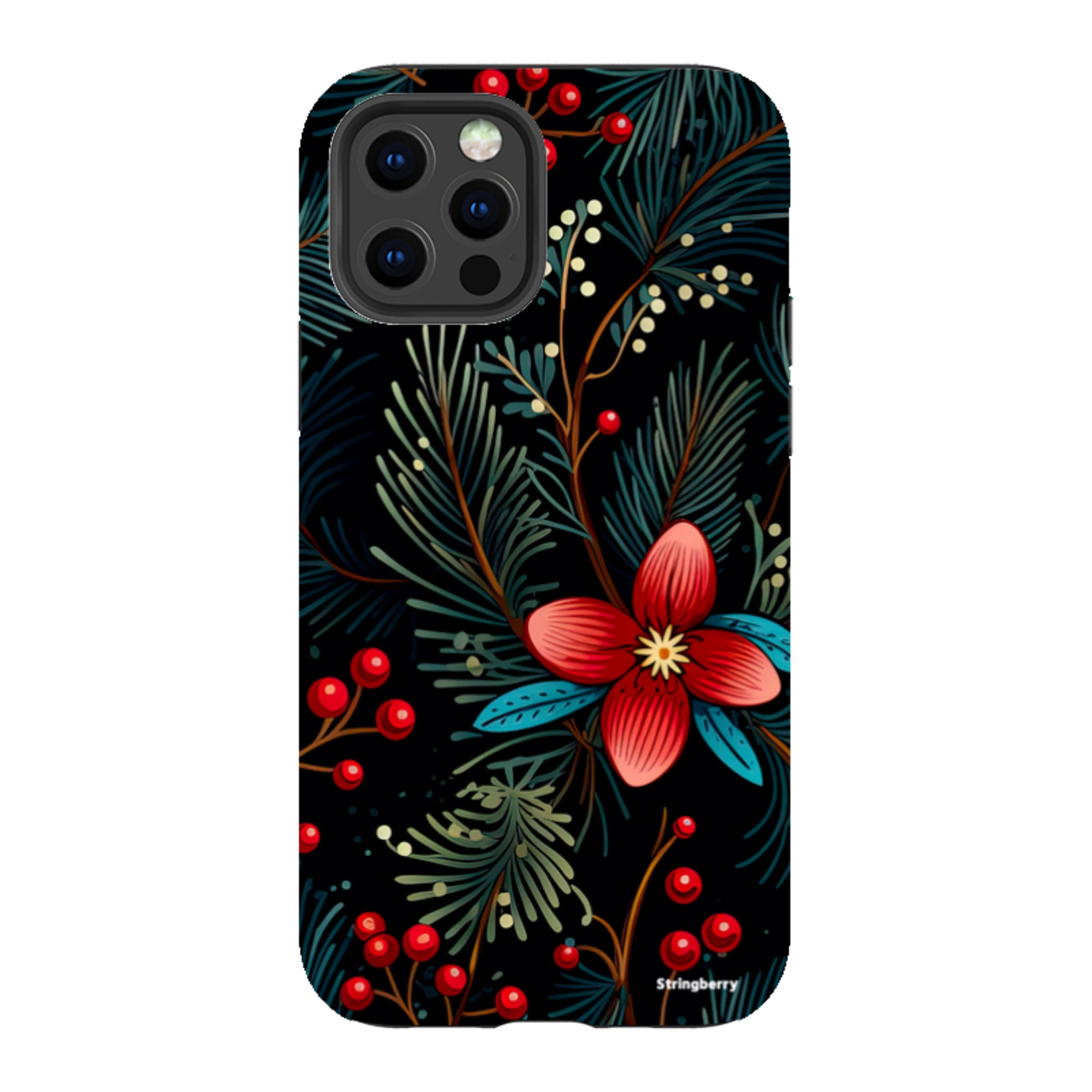 iPhone Tough Case - Red Berries