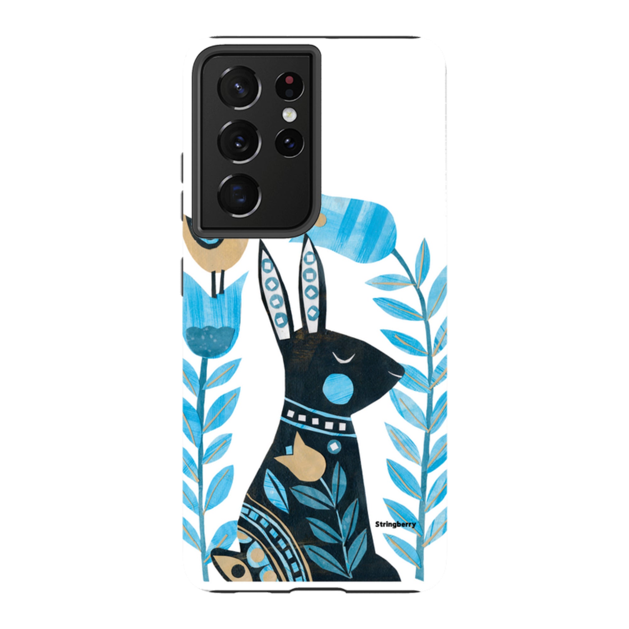 Samsung Tough Case - Folk Rabbit By Tracey English