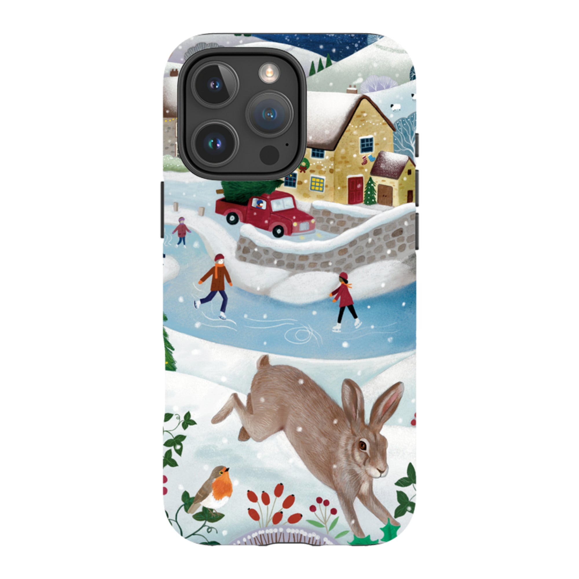 iPhone Tough Case - Advent Rabbit By Bex Parkin