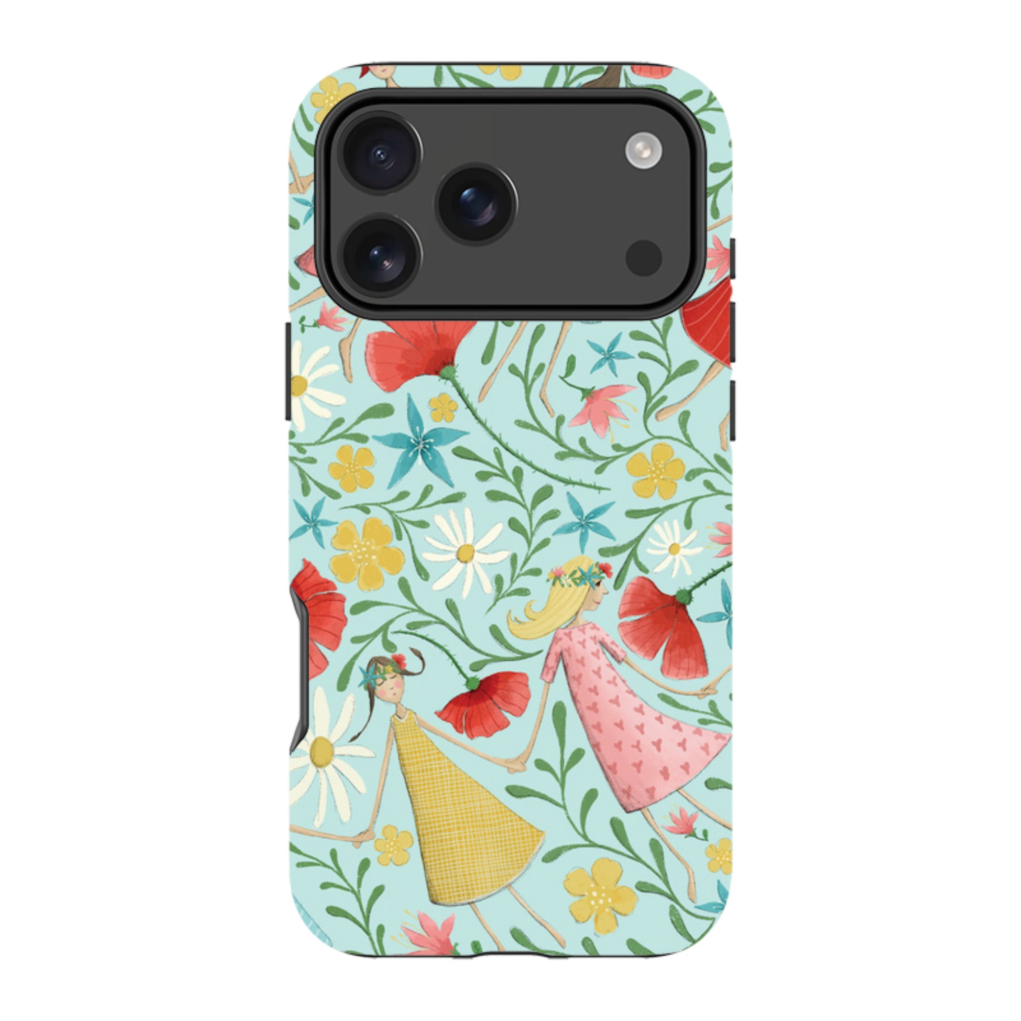 iPhone MagSafe Tough Case - Midsummer Dance Blue By Maja Lindberg