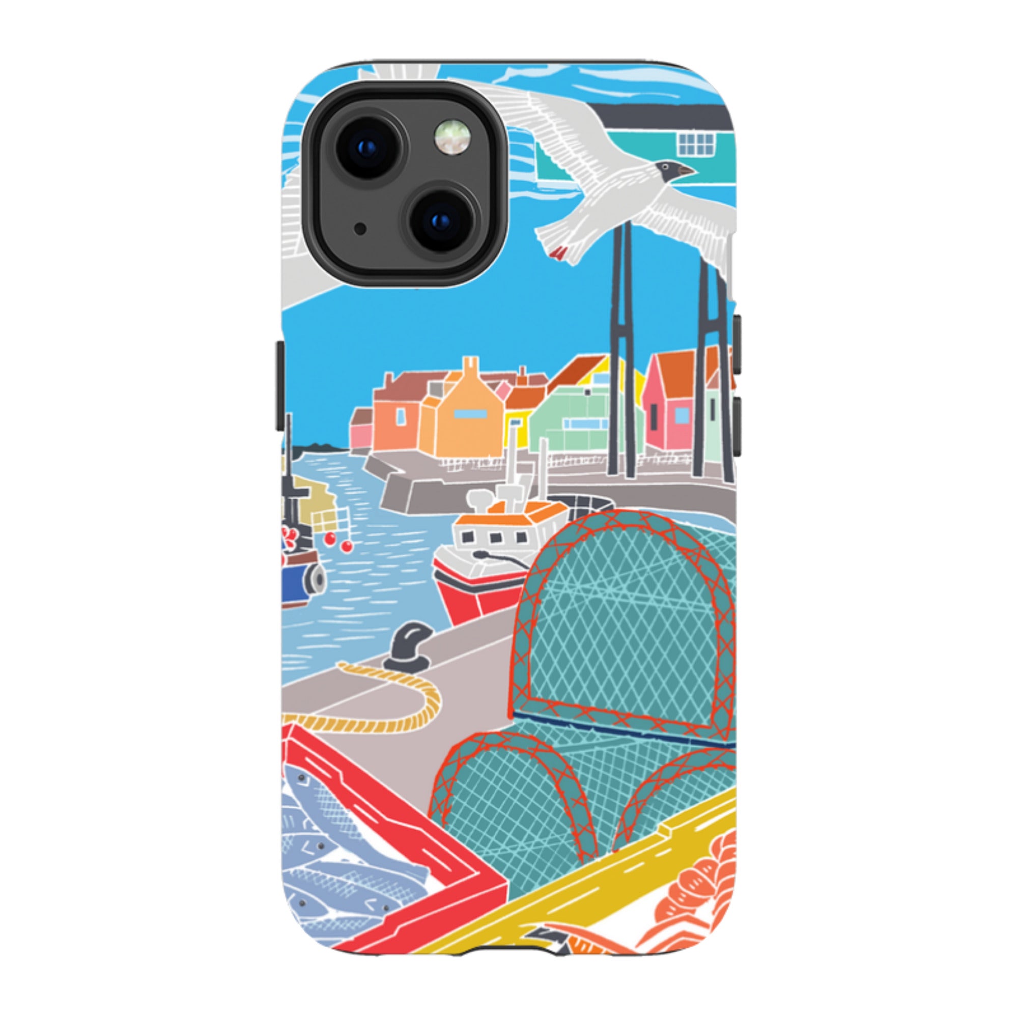 iPhone Tough Case - Bright Houses By Kate Heiss