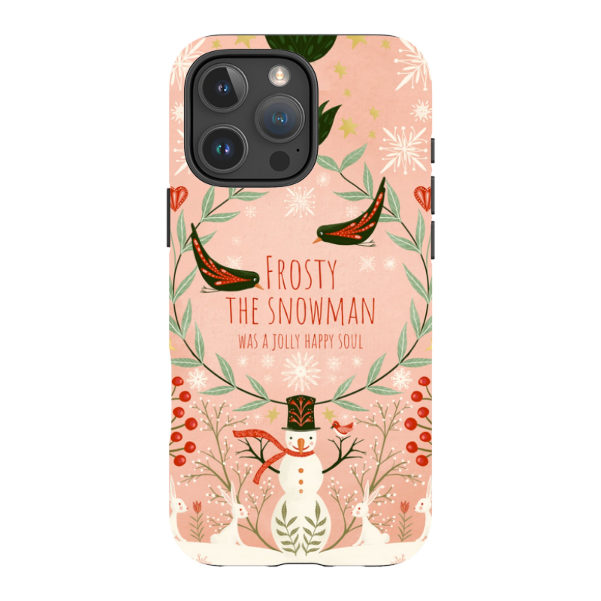 iPhone Tough Case -Frosty The Snow Man By Maja Lindberg
