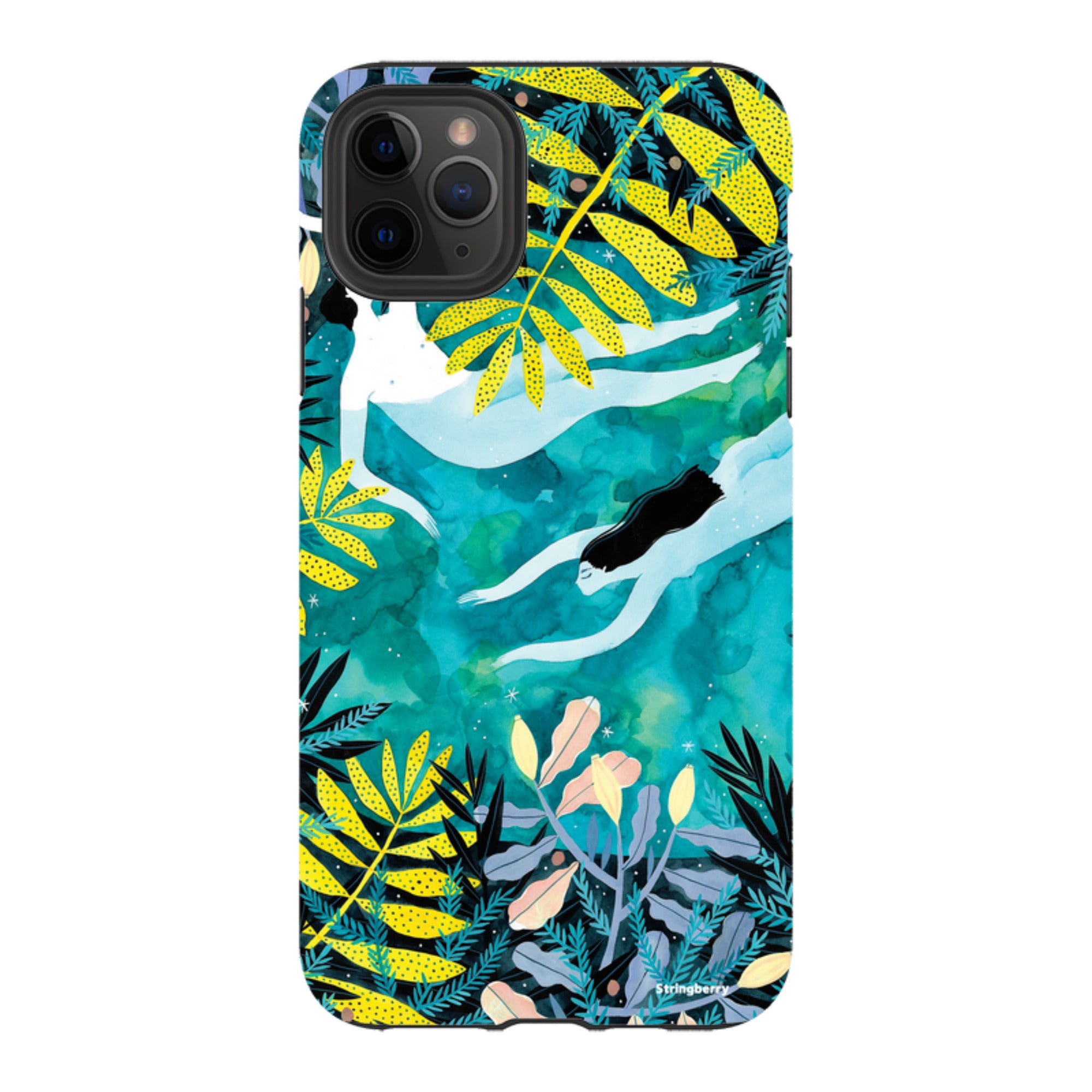 iPhone Tough Case - Night Swimming By Madalina Andronic