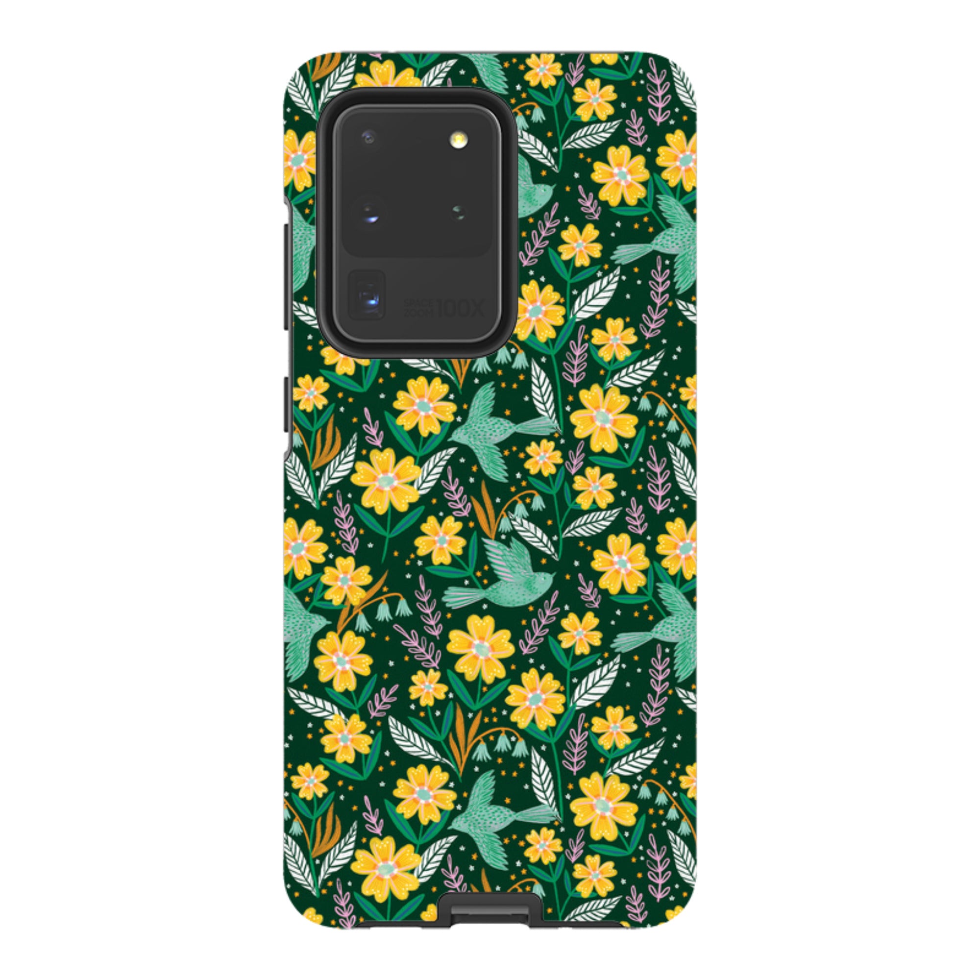 Samsung Tough Case - Sweet Birds Green By Lee Foster Wilson