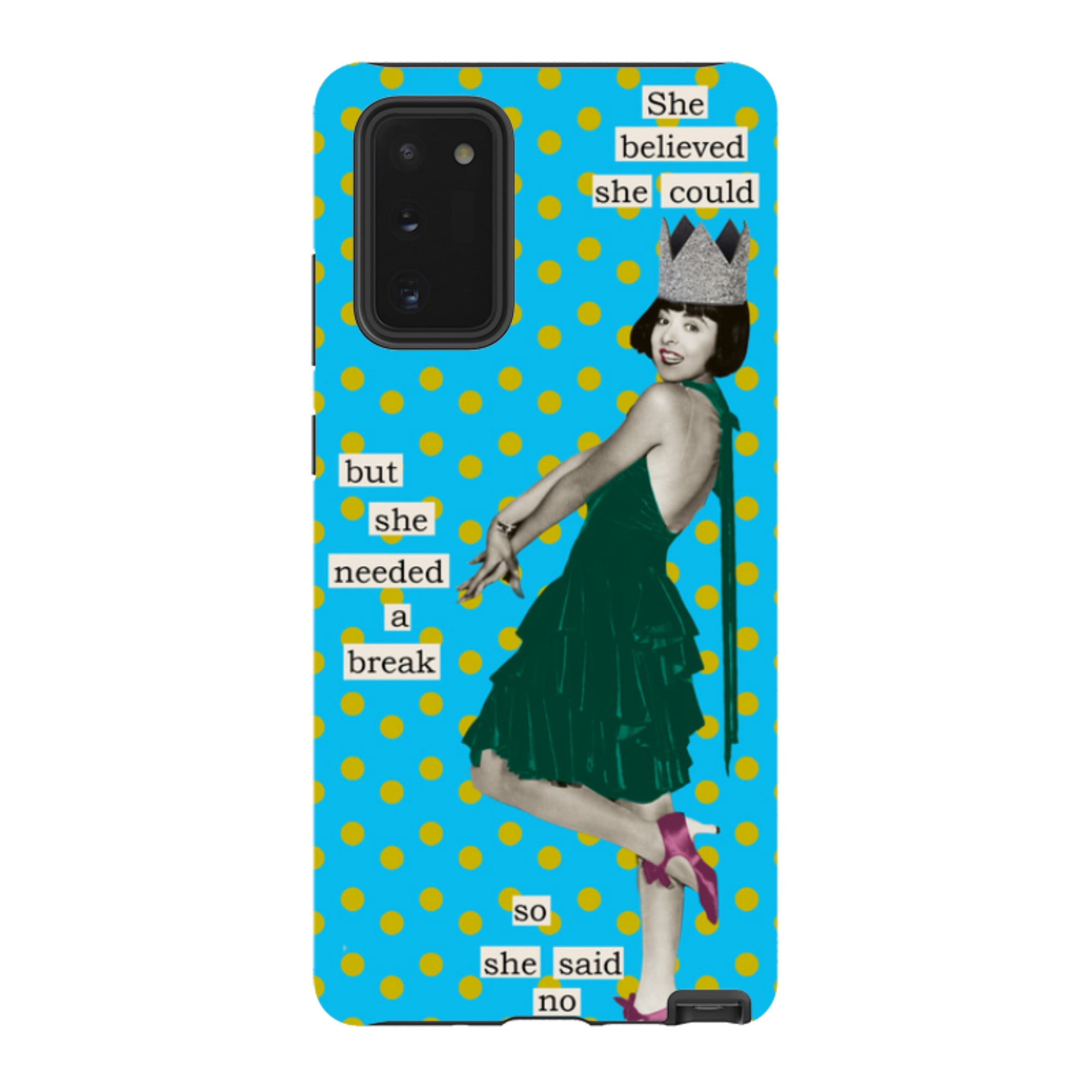Samsung Tough Case - She Believed She Could By Clare Jordan