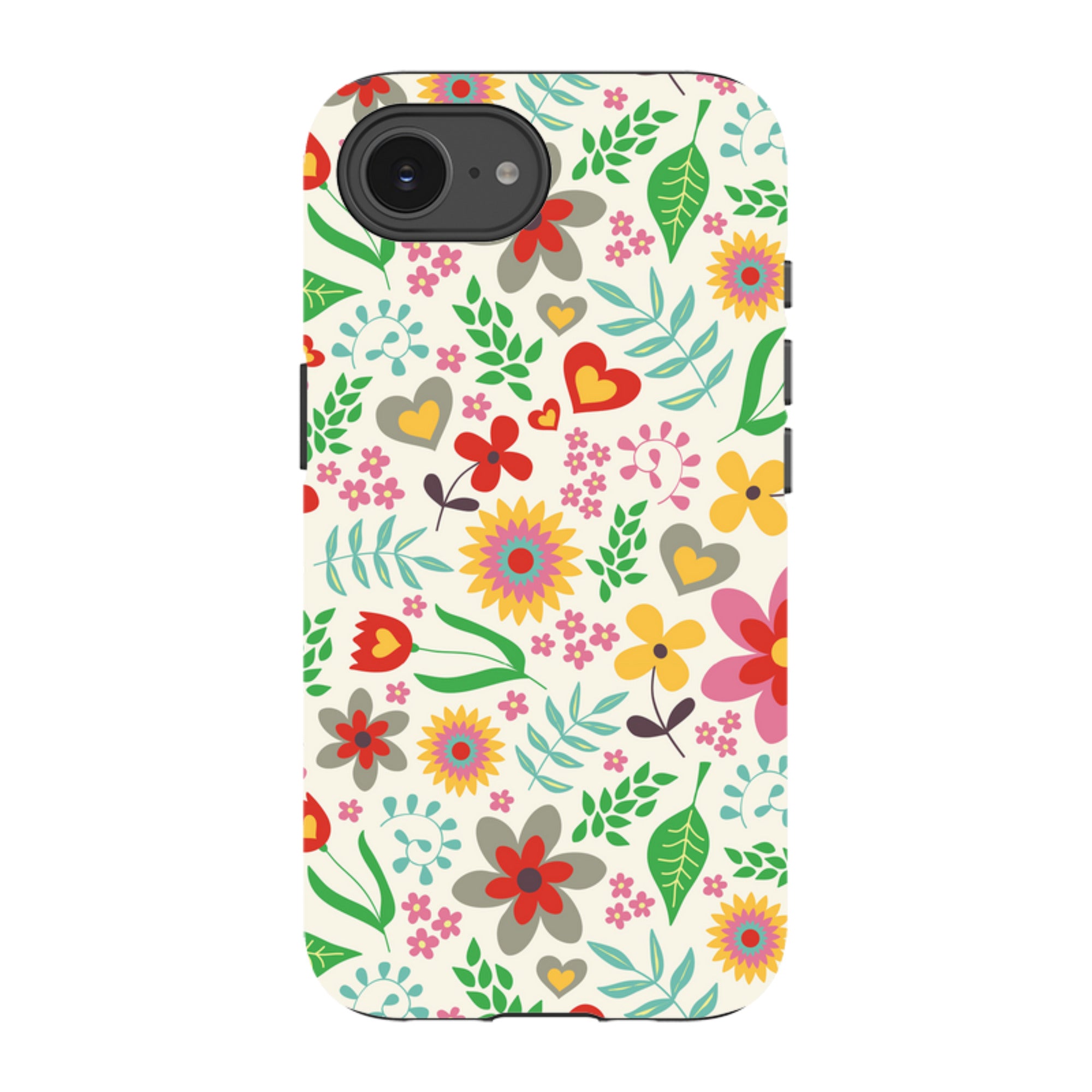 iPhone Tough Case - Folky Floral By Suzy Taylor