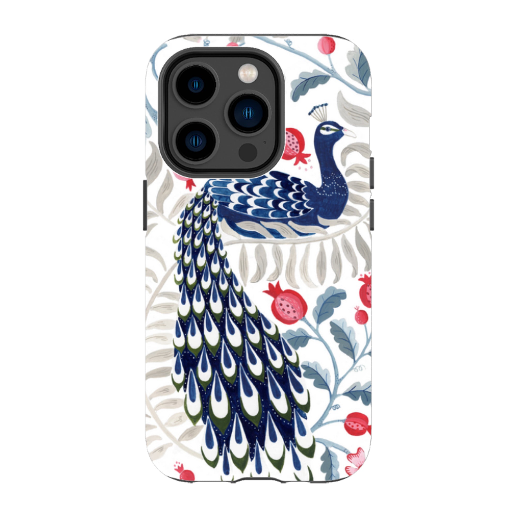 iPhone Tough Case - Peacock By Bex Parkin