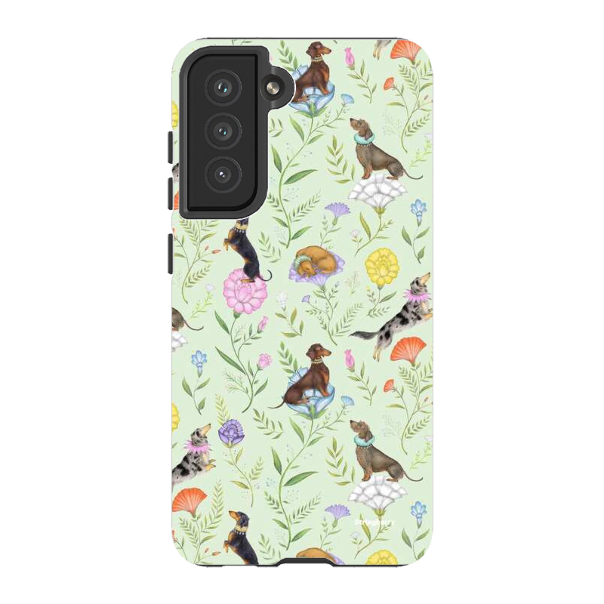 Samsung Tough Case - Doxy Day Afternoon Pistachio By Catherine Rowe