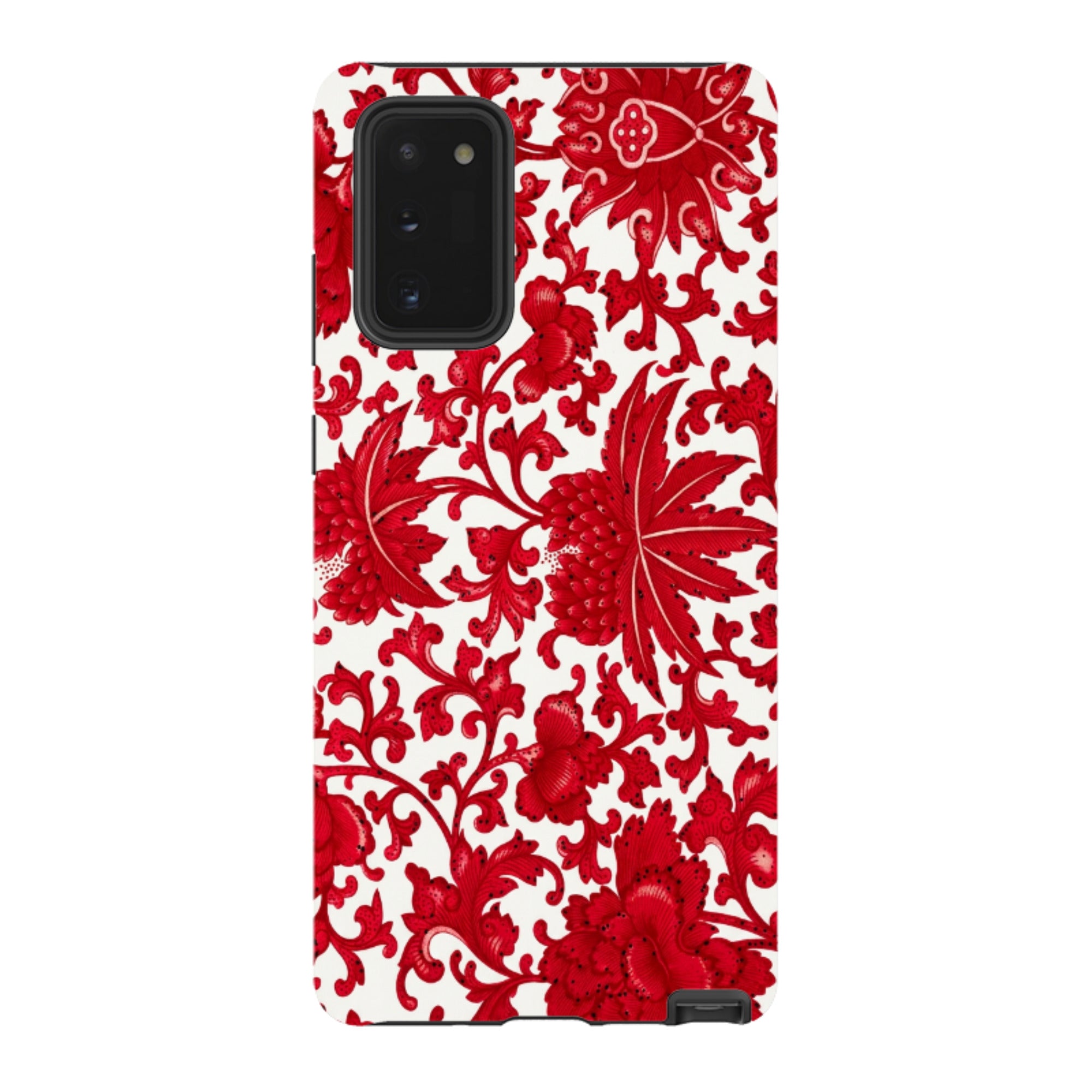 Samsung Tough Case - Red Chinoiserie Floral