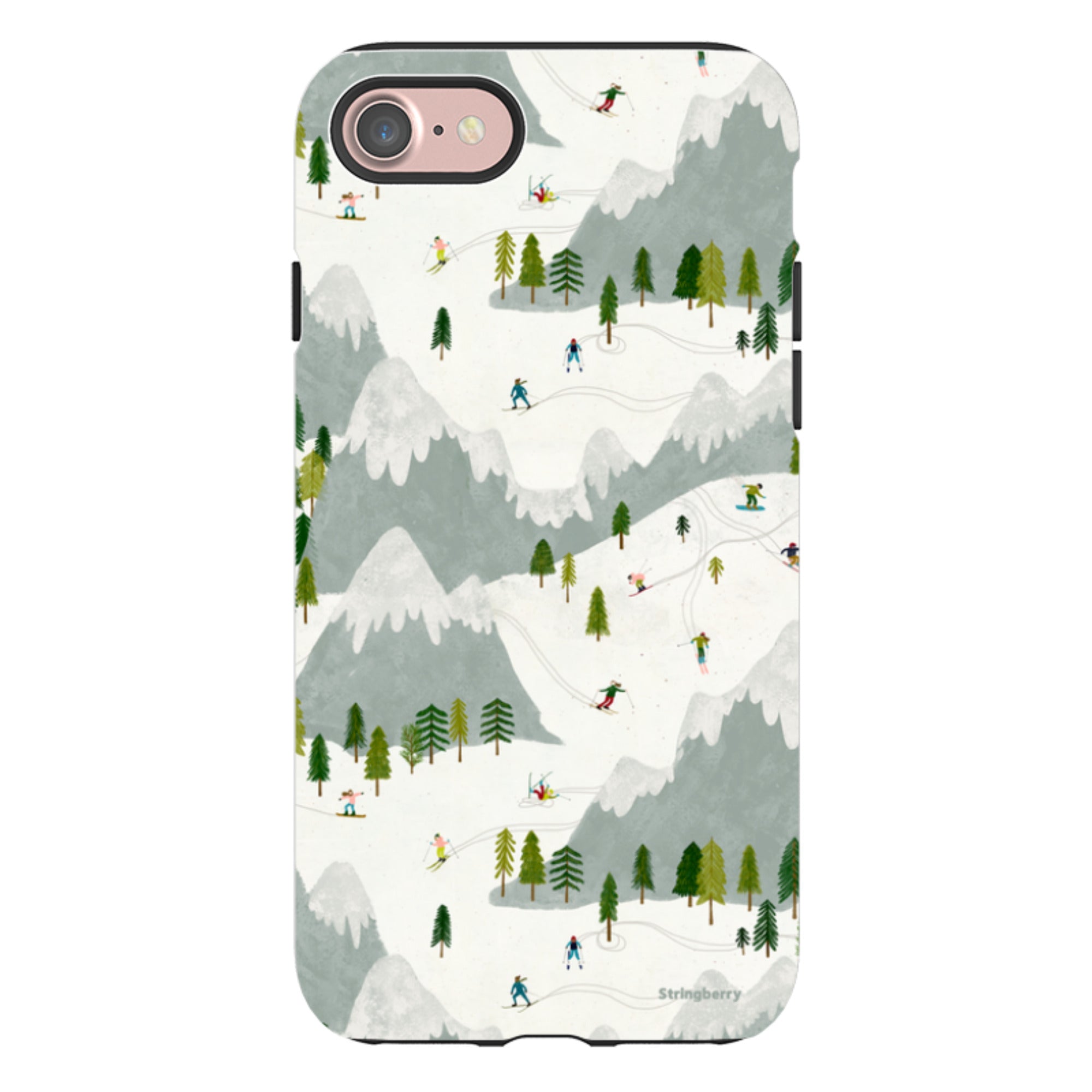 iPhone Tough Case - Winter Landscape I By Katherine Quinn