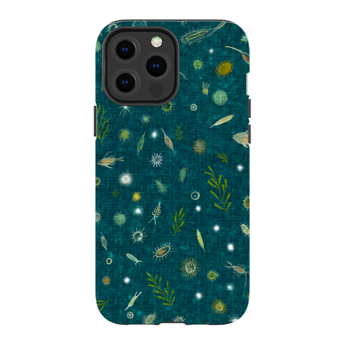 iPhone Tough Case - Plankton - Steel Blue By Katherine Quinn