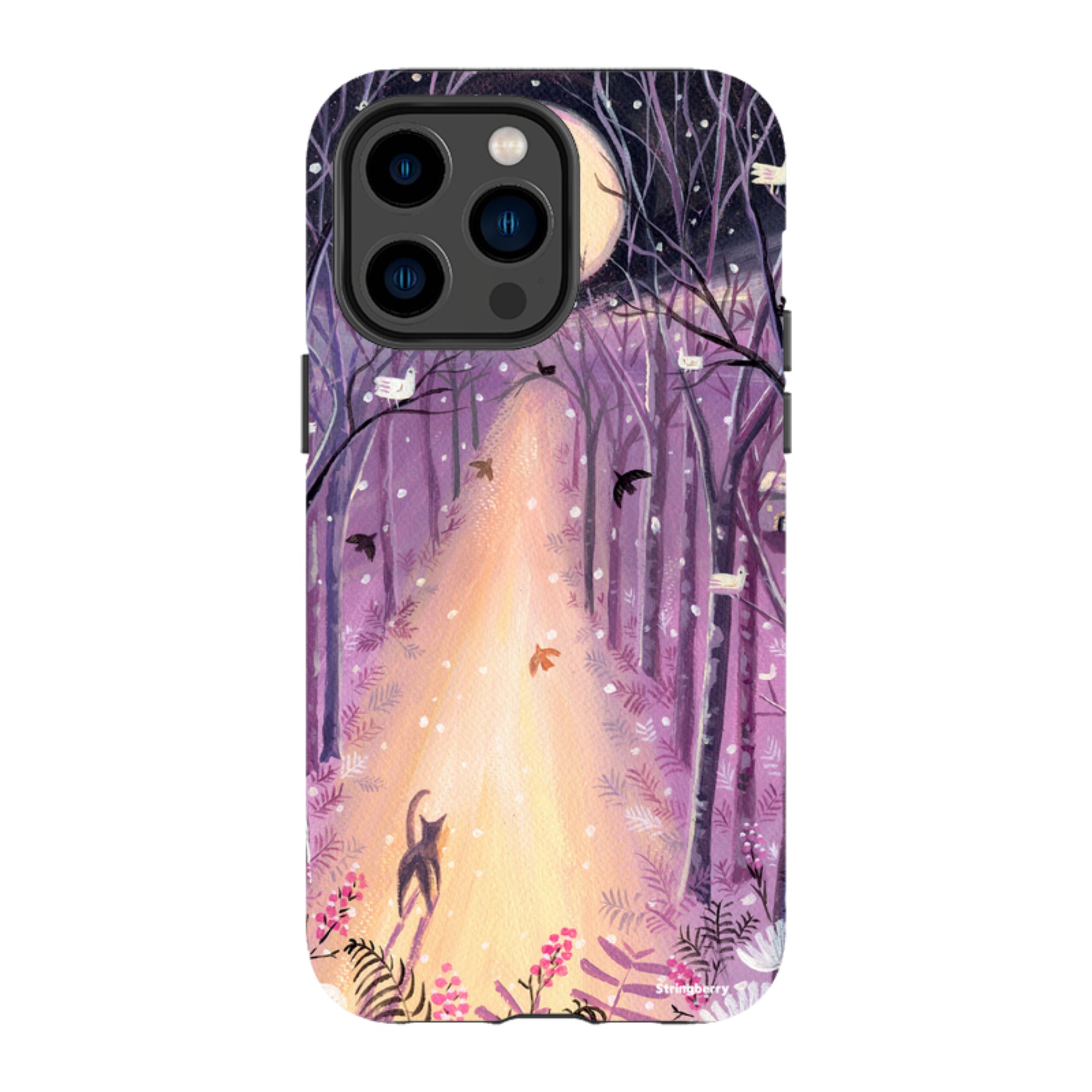 iPhone MagSafe Tough Case - Forest Cat By Mary Stubberfield