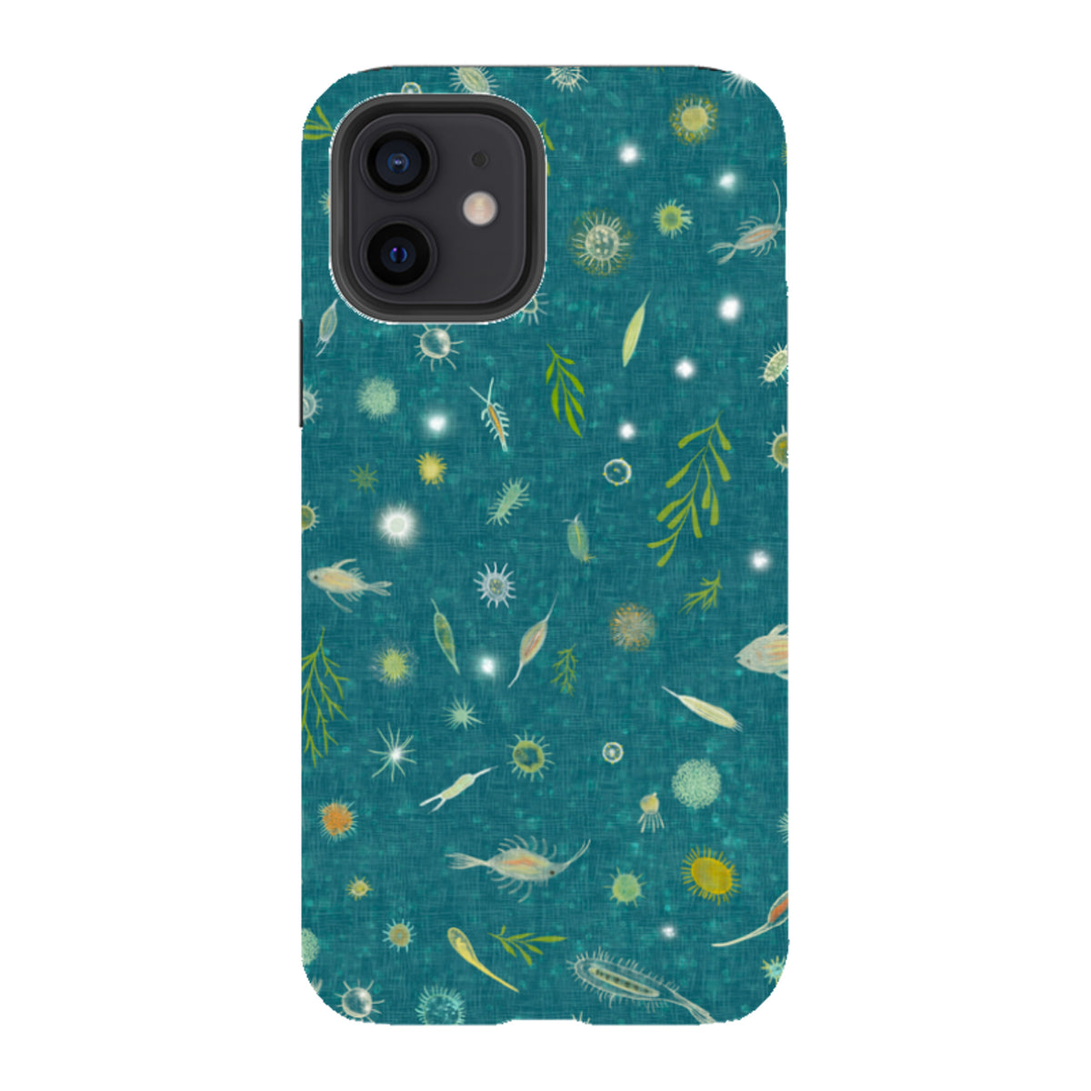 iPhone Tough Case - Plankton Light - Steel Blue By Katherine Quinn